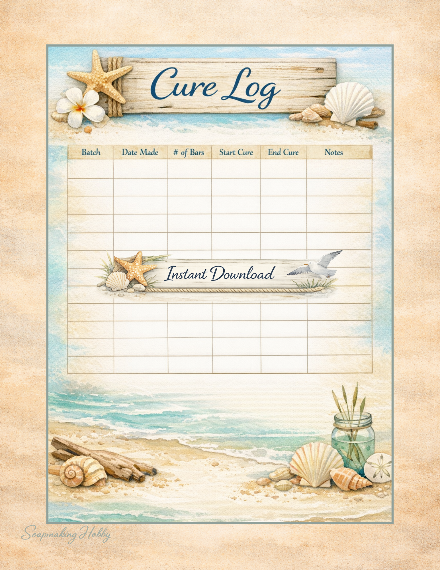 Beach Soapmaking Journal 