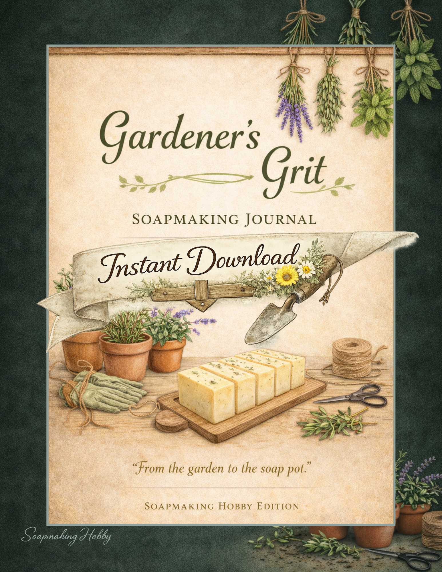 Gardener’s Grit Soapmaking Journal 