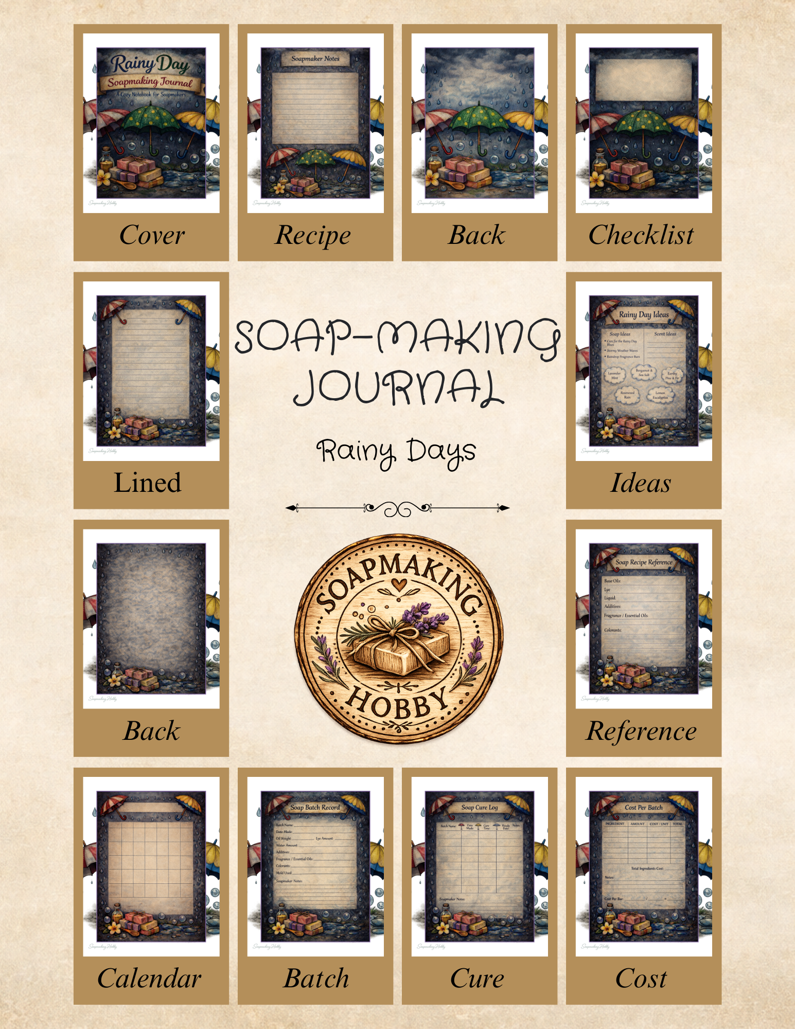 Rainy Day Soapmaking Journal