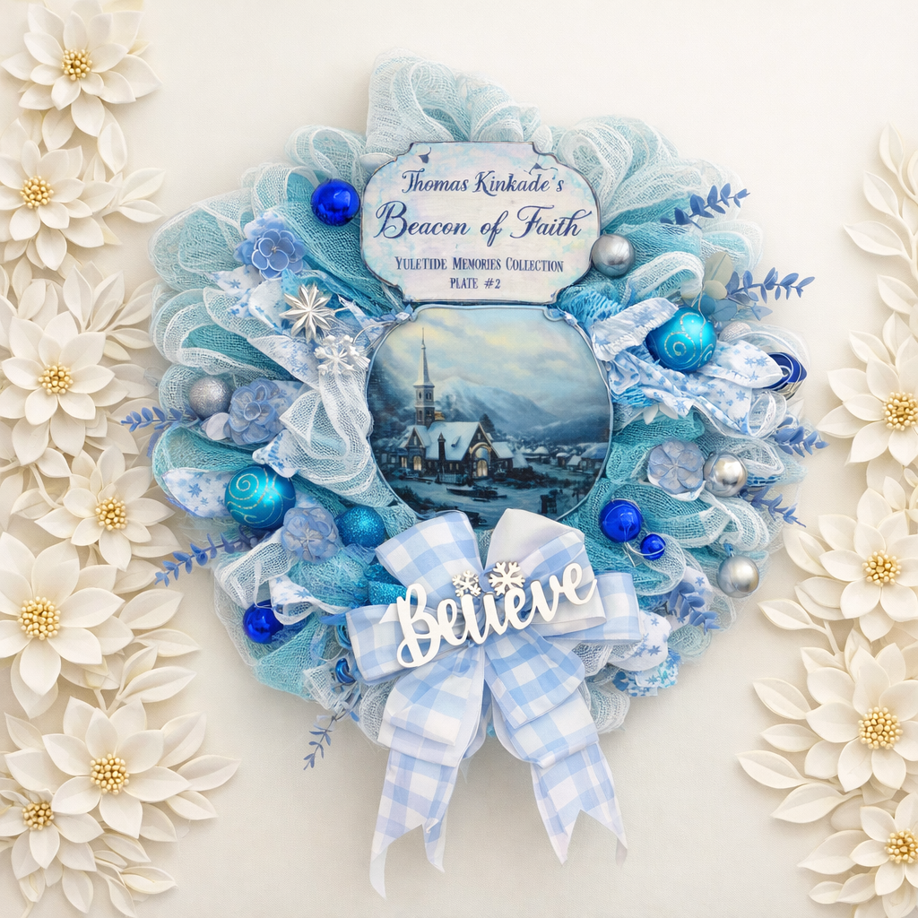 Thomas Kinkade Winter Wreath