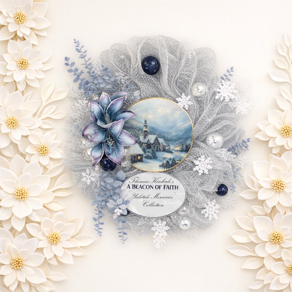 A Beacon of Faith Thomas Kinkade Decorative Plaque