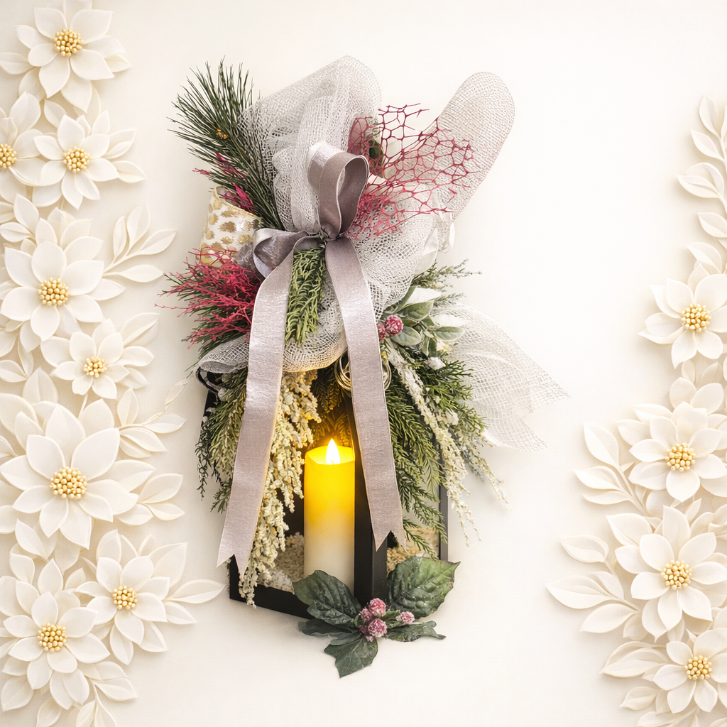 Floral Lantern Decor