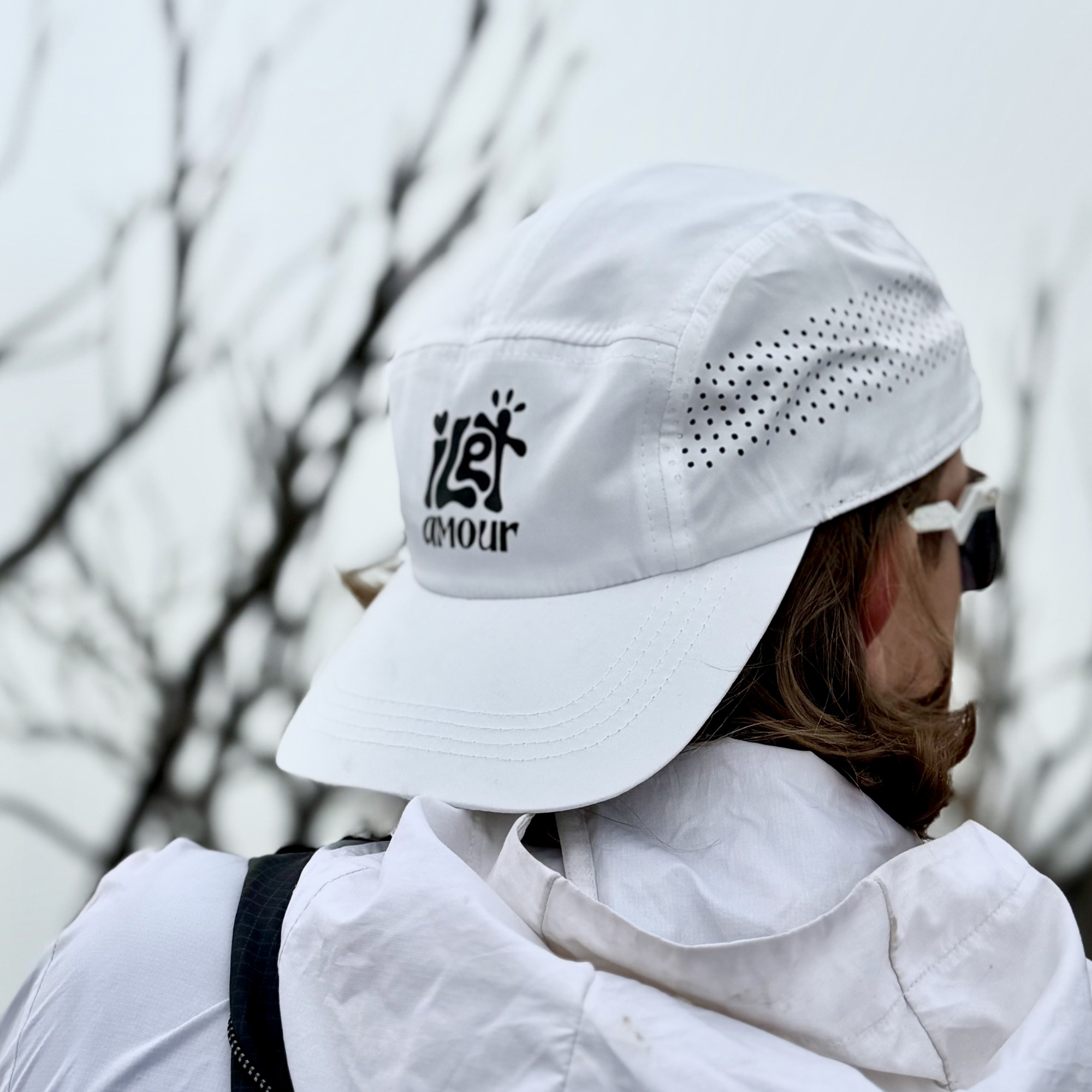 Casquette trail Blanche  - Tet somé 