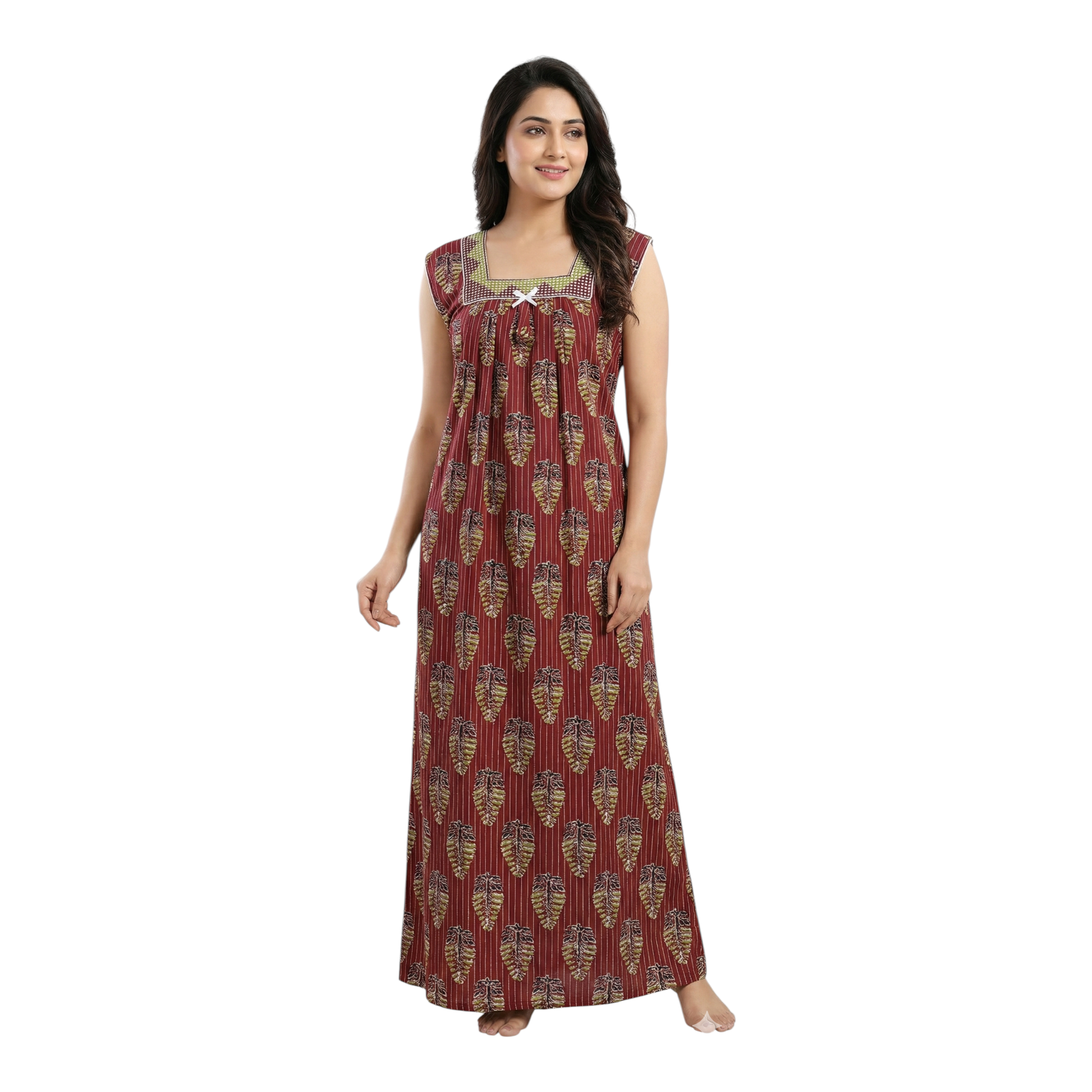 Printed Cotton Nightgown