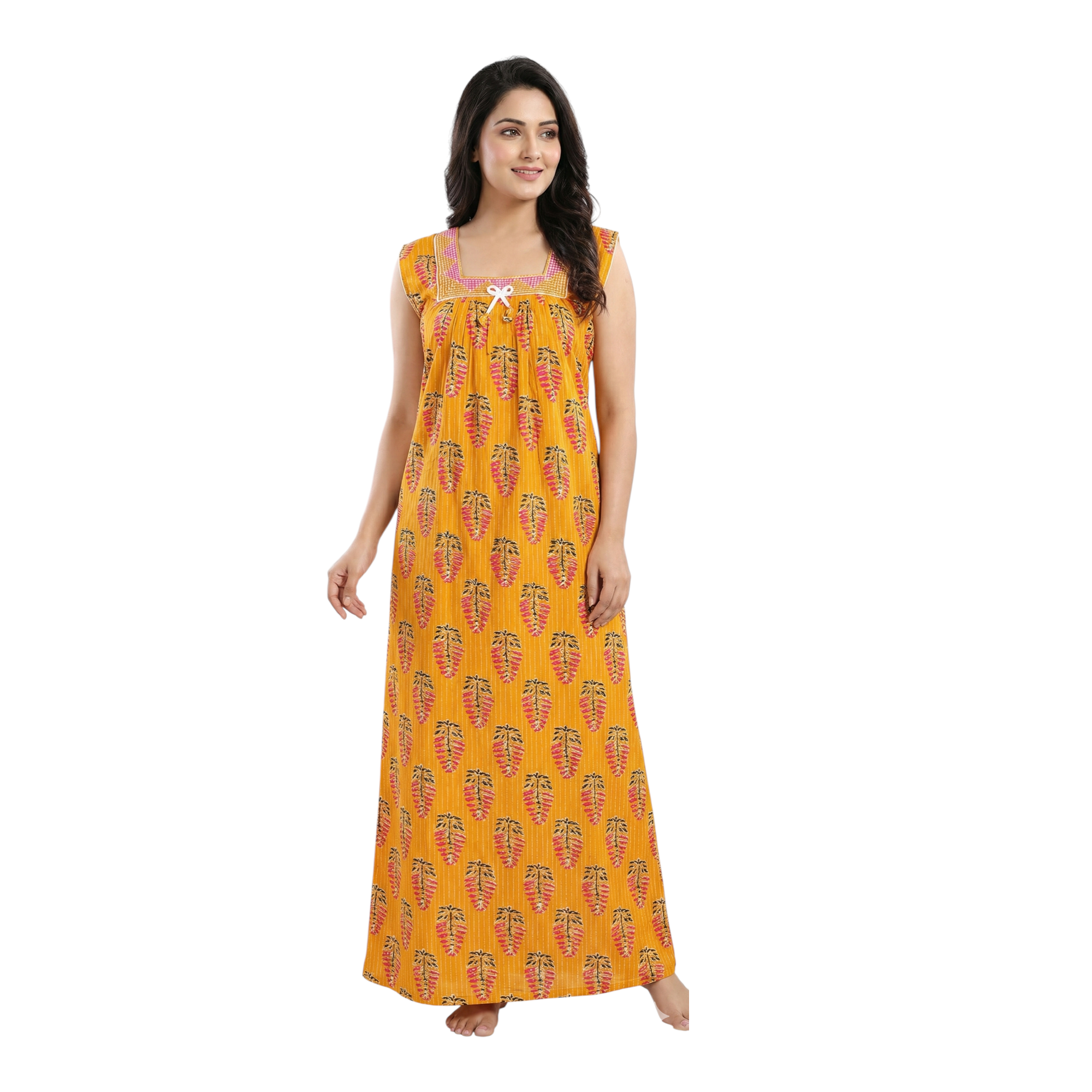 Printed Cotton Nightgown