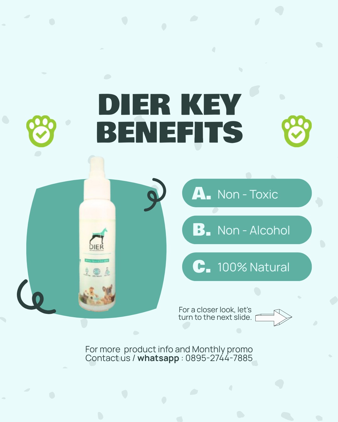 Dier Pet Protection :100 ml