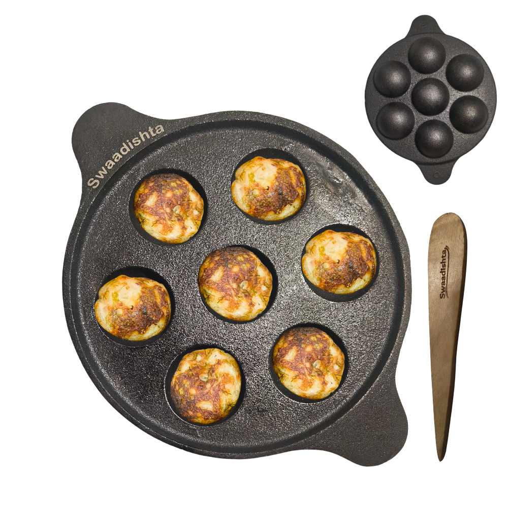 Cast Iron Appam Pan