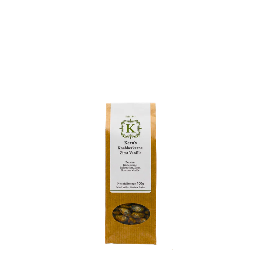 Moliūgų sėklos su cinamonu ir vanile 100 g.