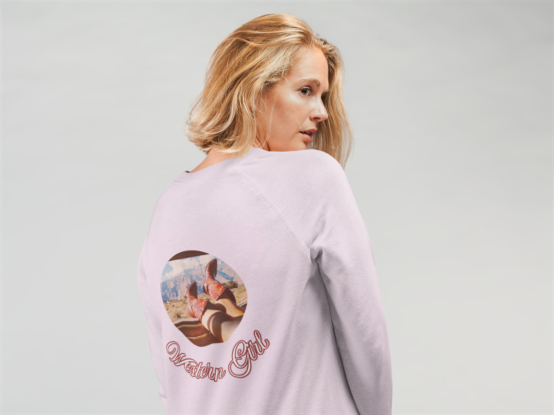 Sudadera cuello redondo "Bandida"