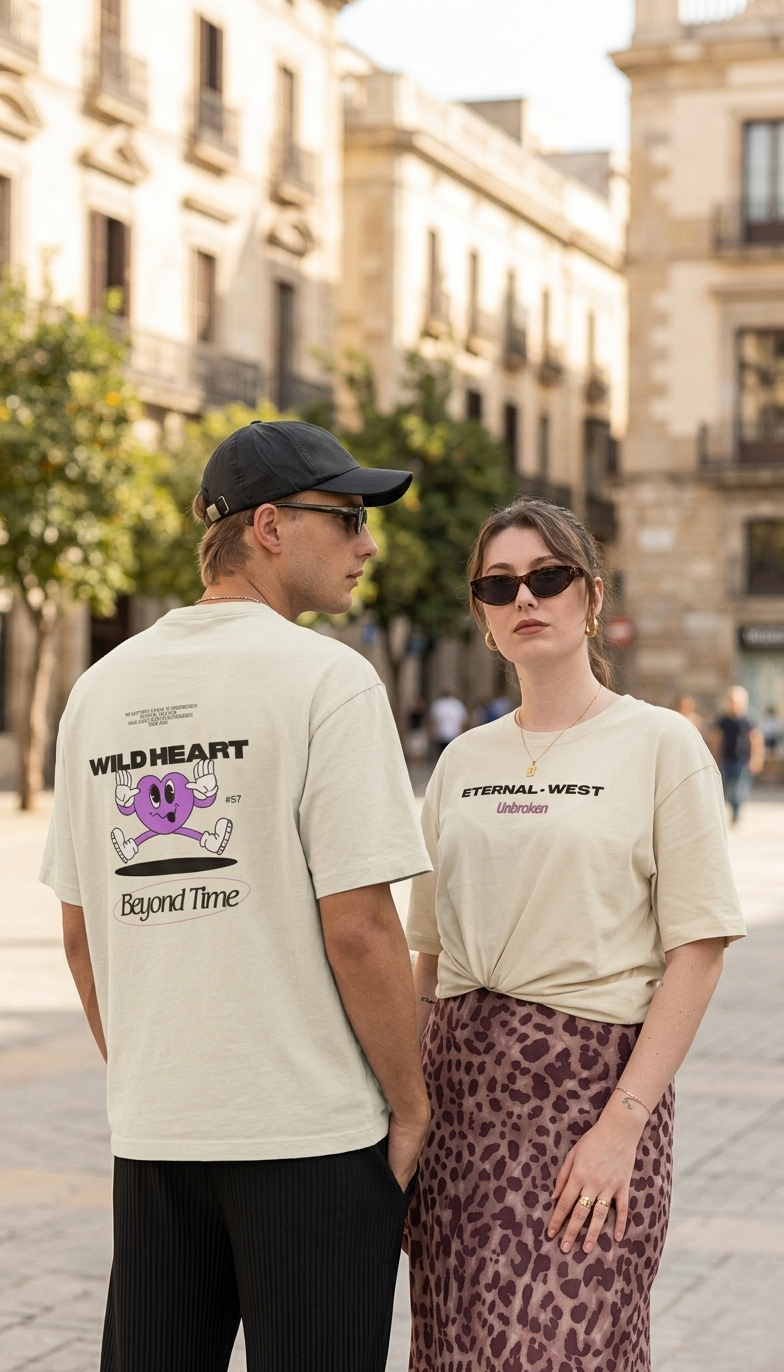 Camiseta oversize "Unbroken"