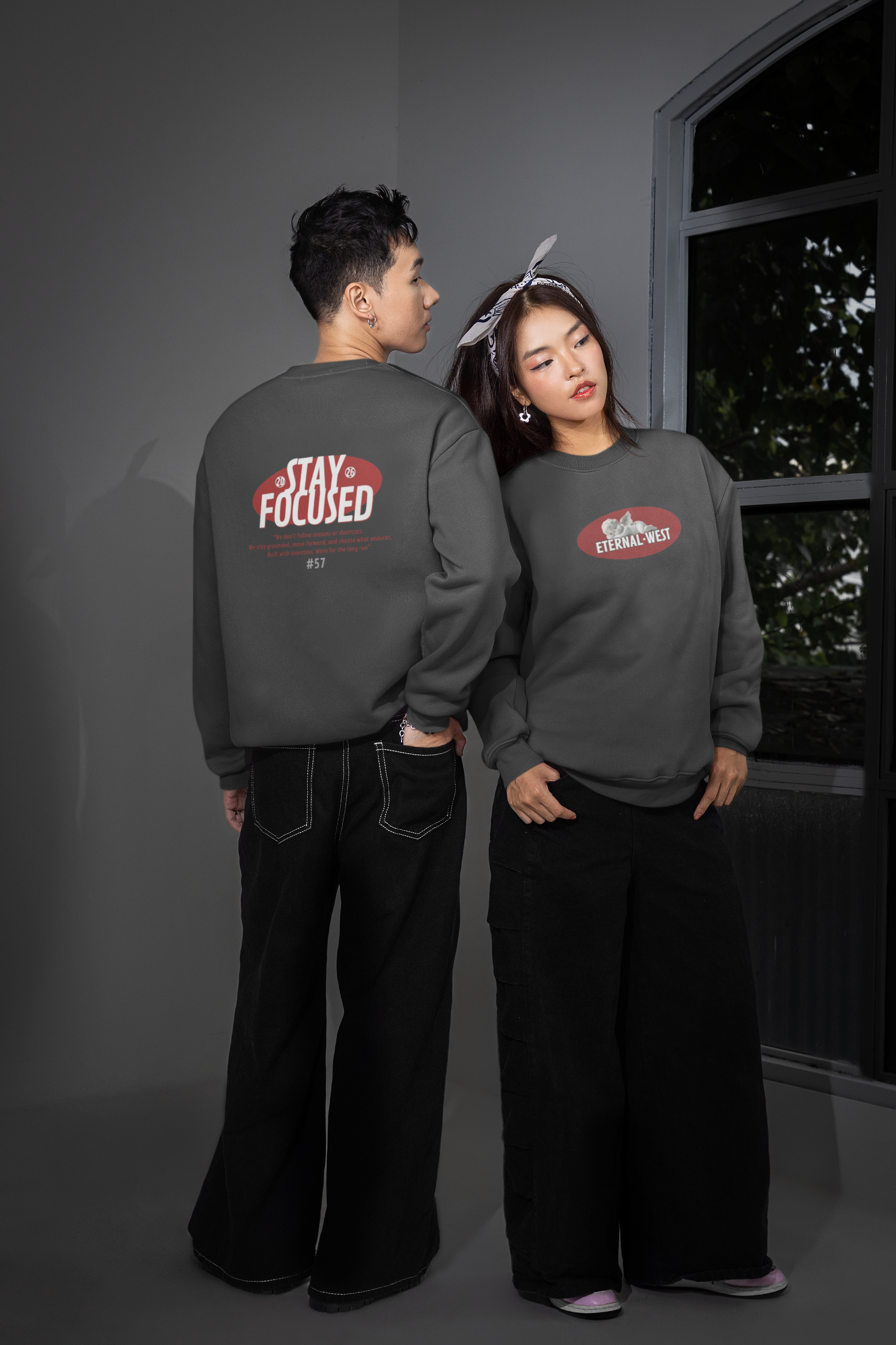 Sudadera cuello redondo "Querubín"