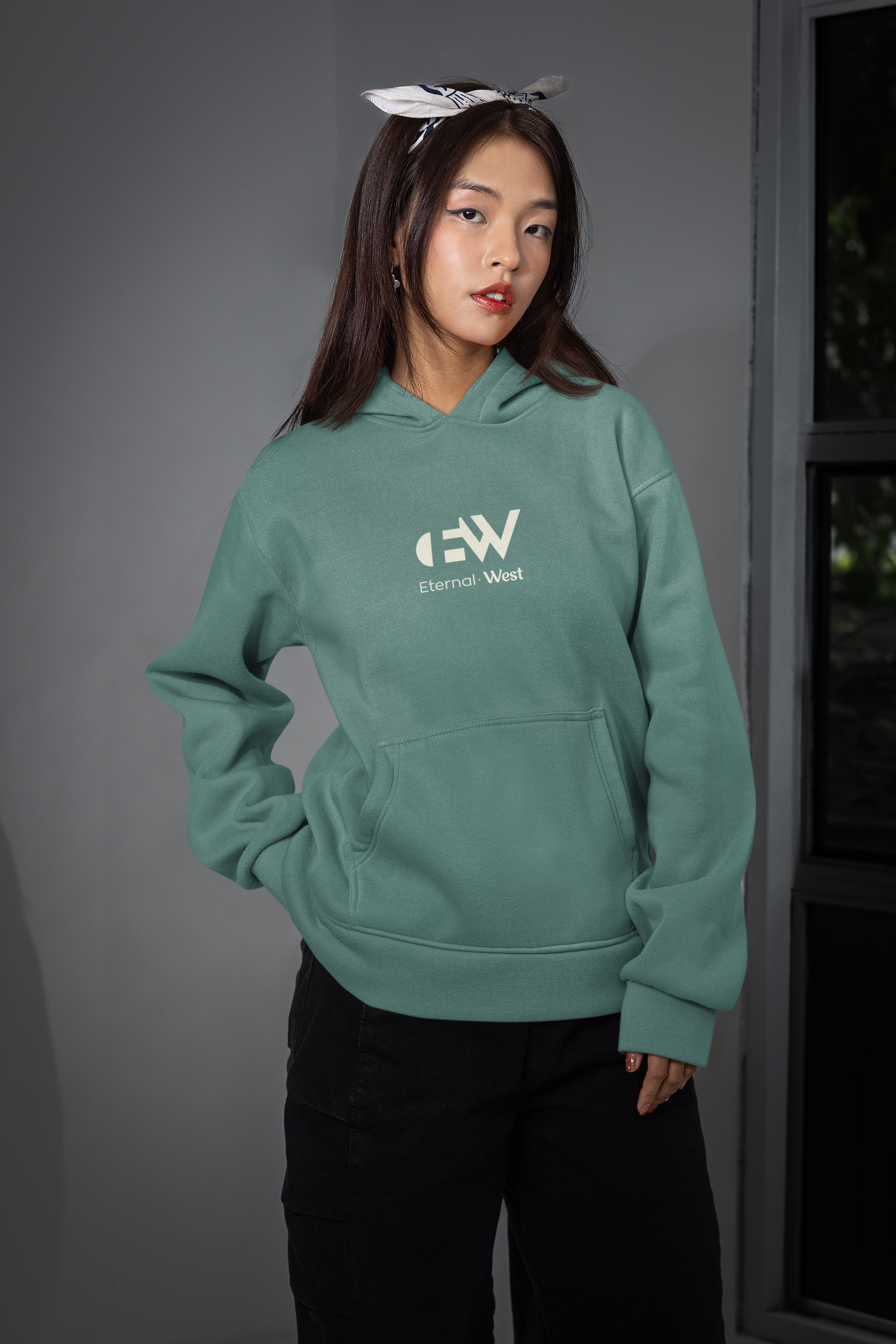 Sudadera capucha "E·W"