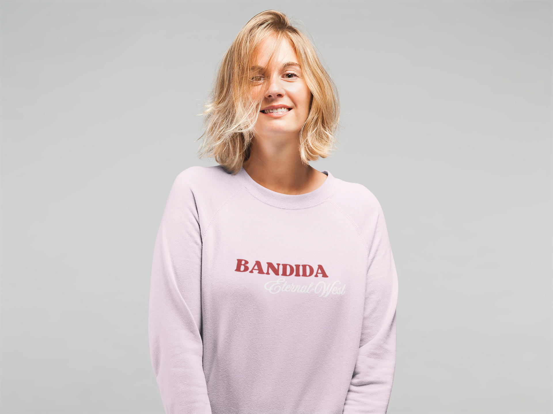 Sudadera cuello redondo "Bandida"