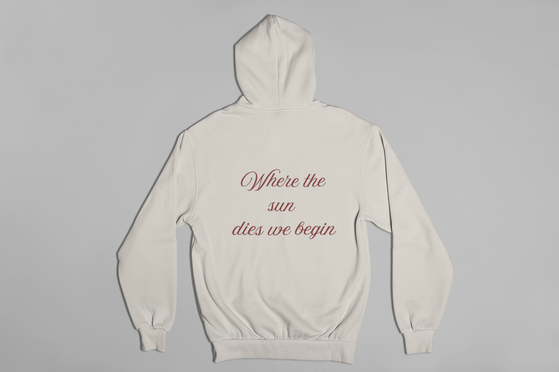 Sudadera capucha "Letter"