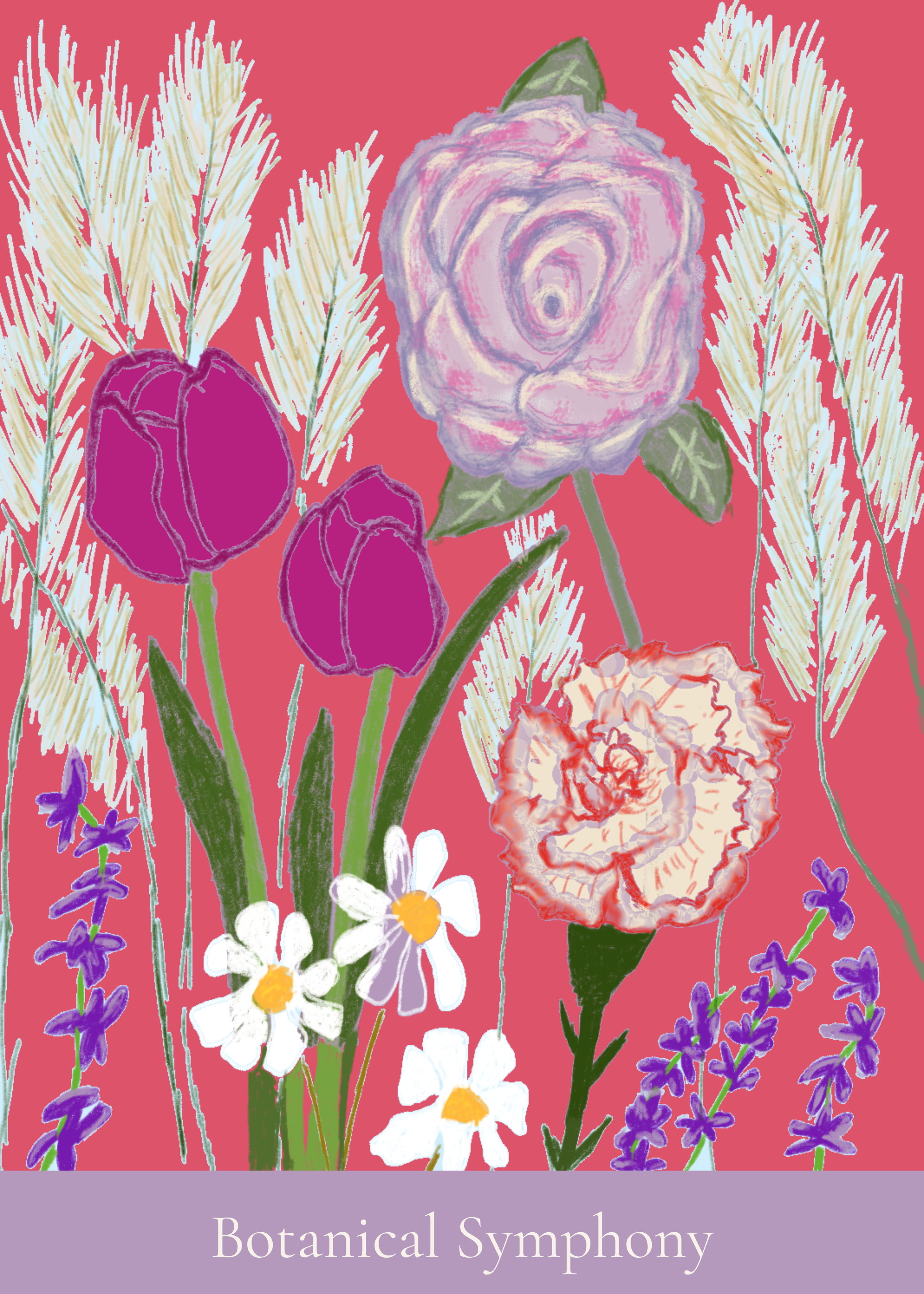 Botanical Symphony | Digital Download Printable Wall Art (5 x 7")