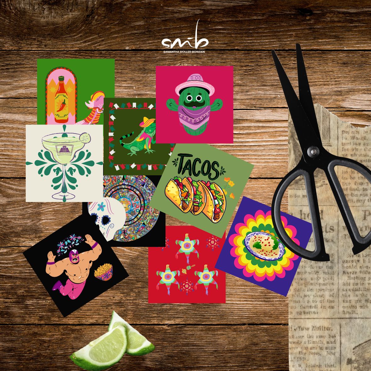 Mexican Kitsch Designer Sticker Pack