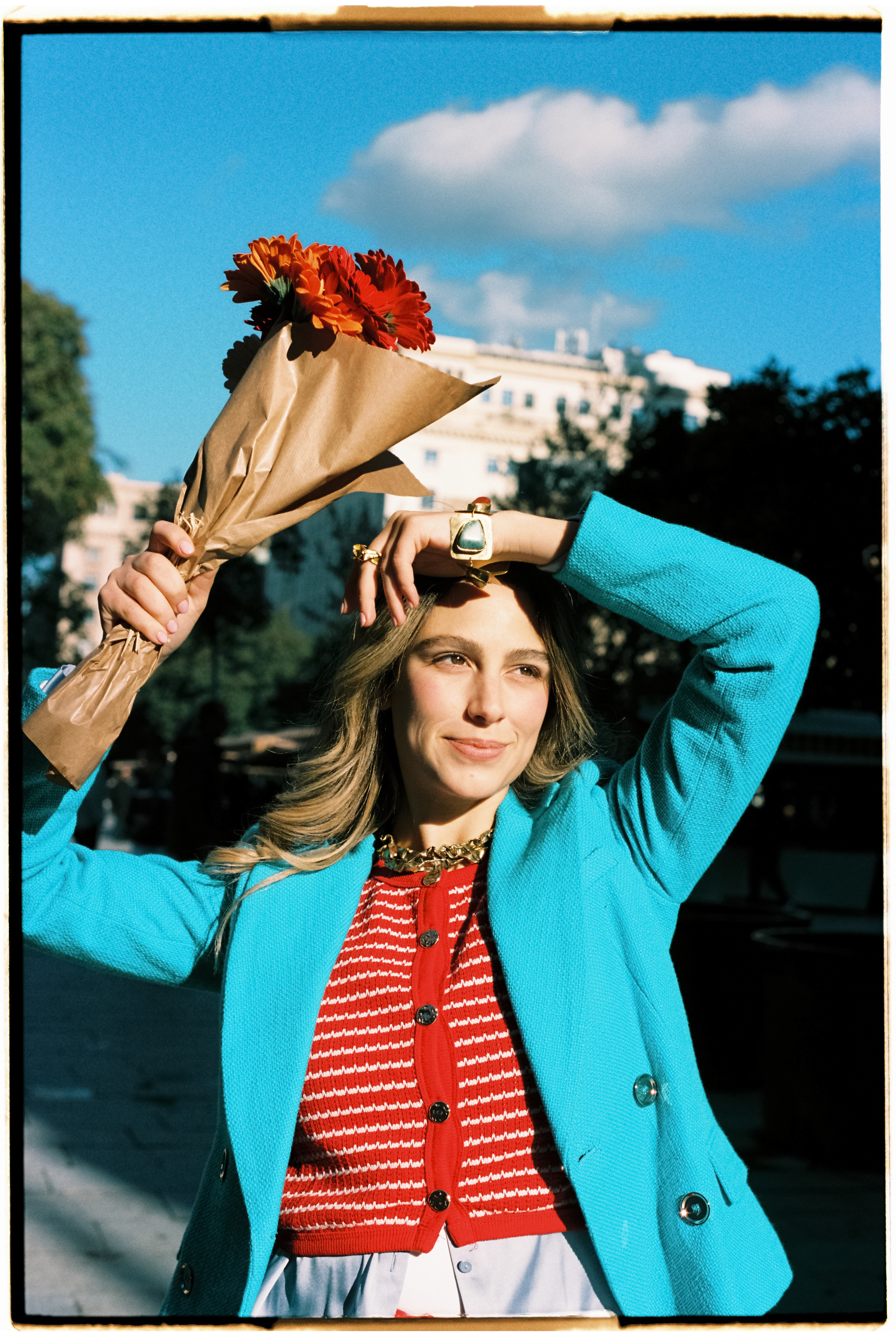 Brazalete piedras bronce