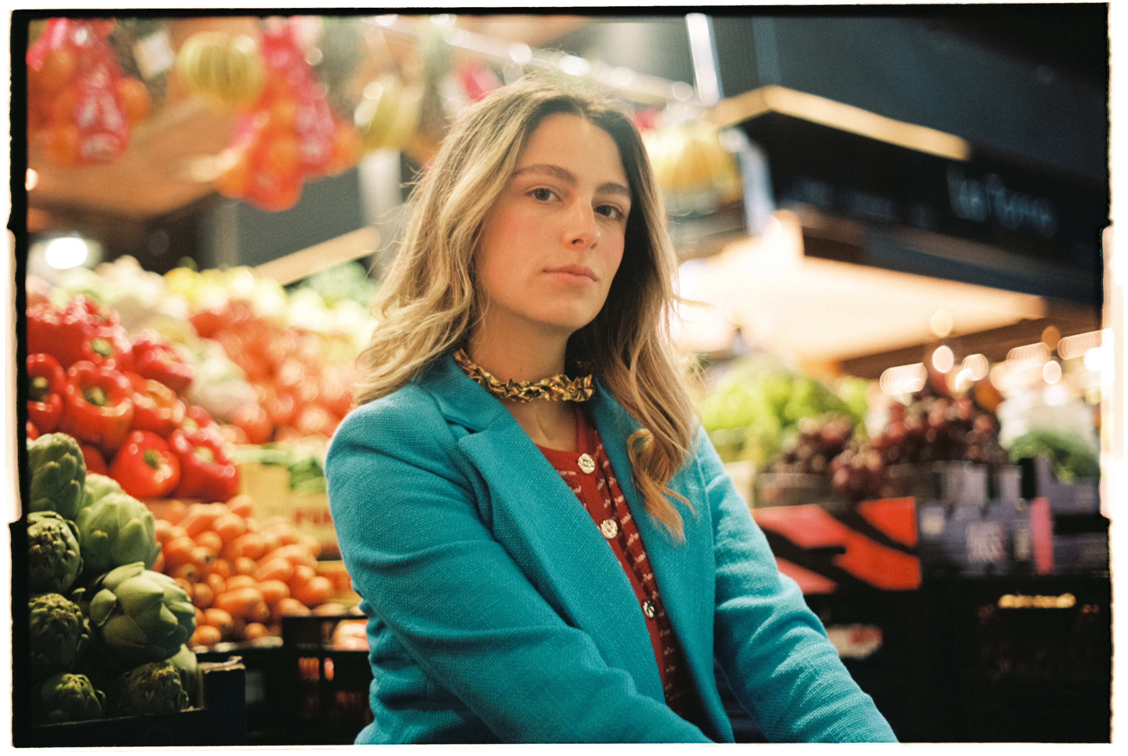 gargantilla papel bronce