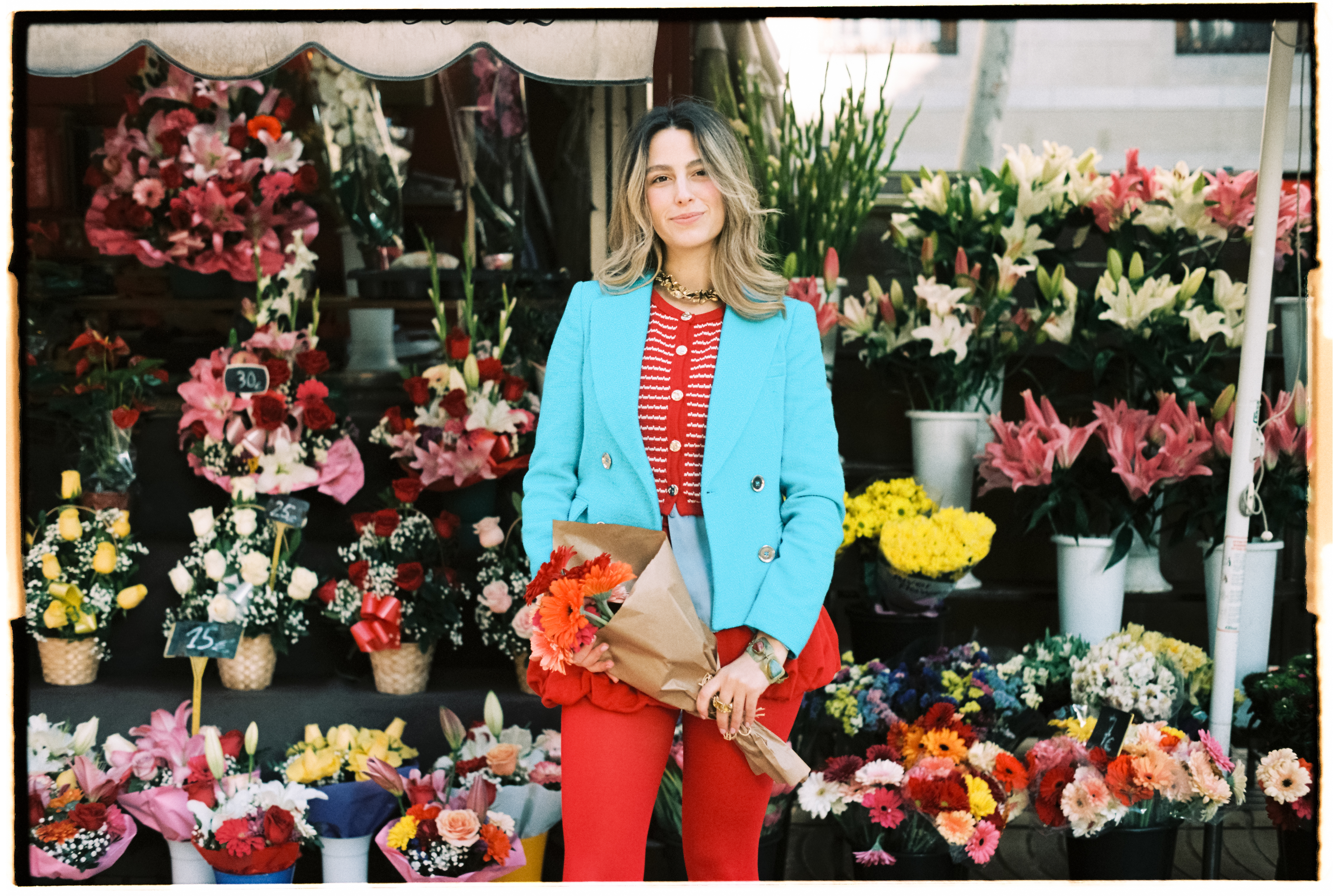 gargantilla papel bronce