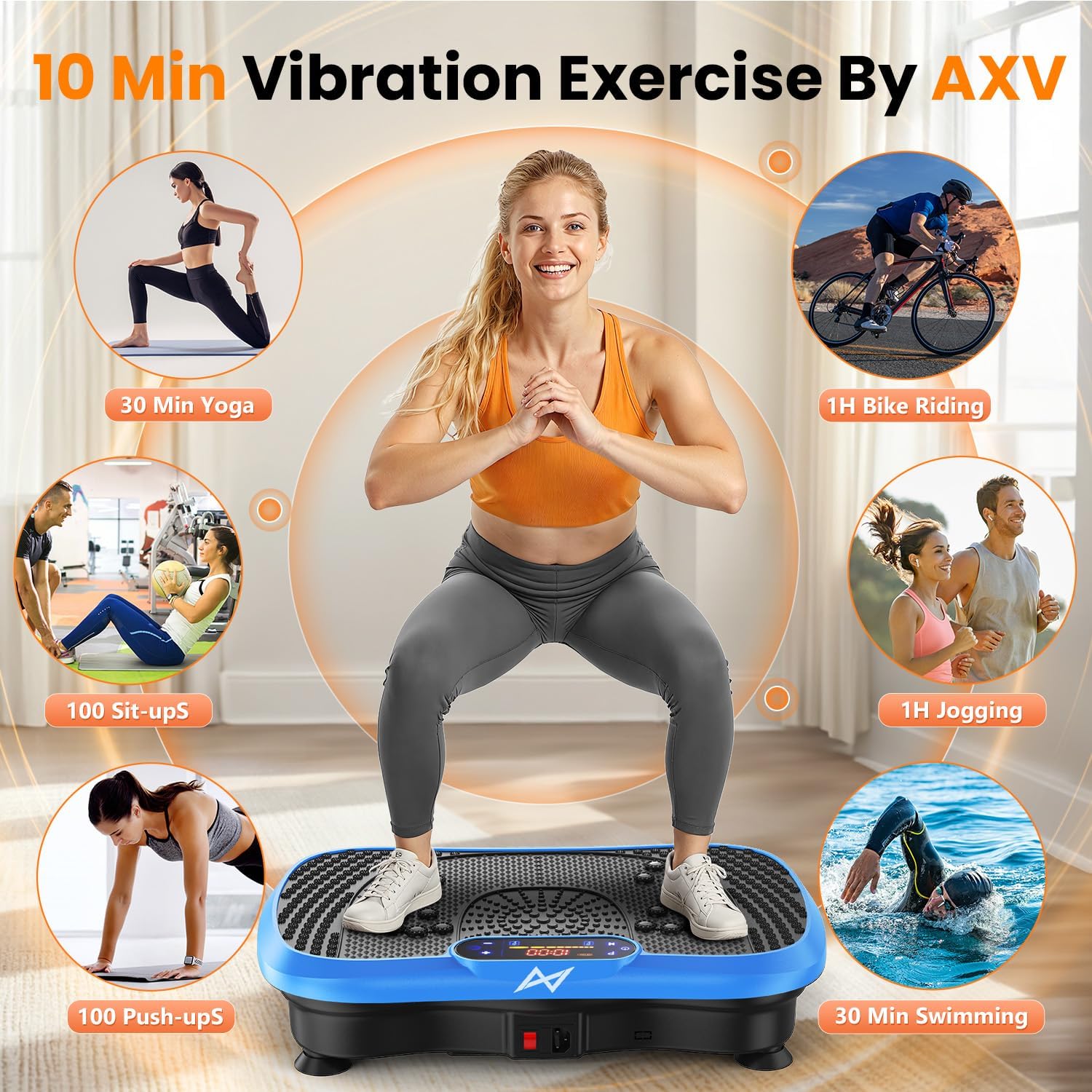 Vibration Platform Fitness Machine