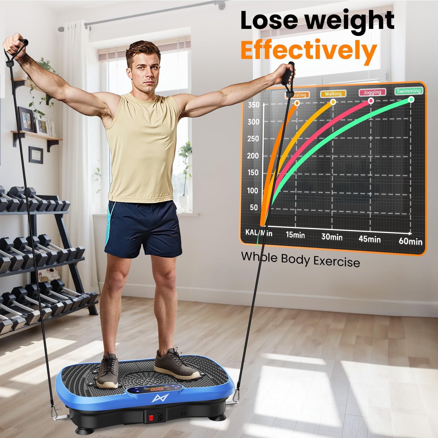 Vibration Platform Fitness Machine