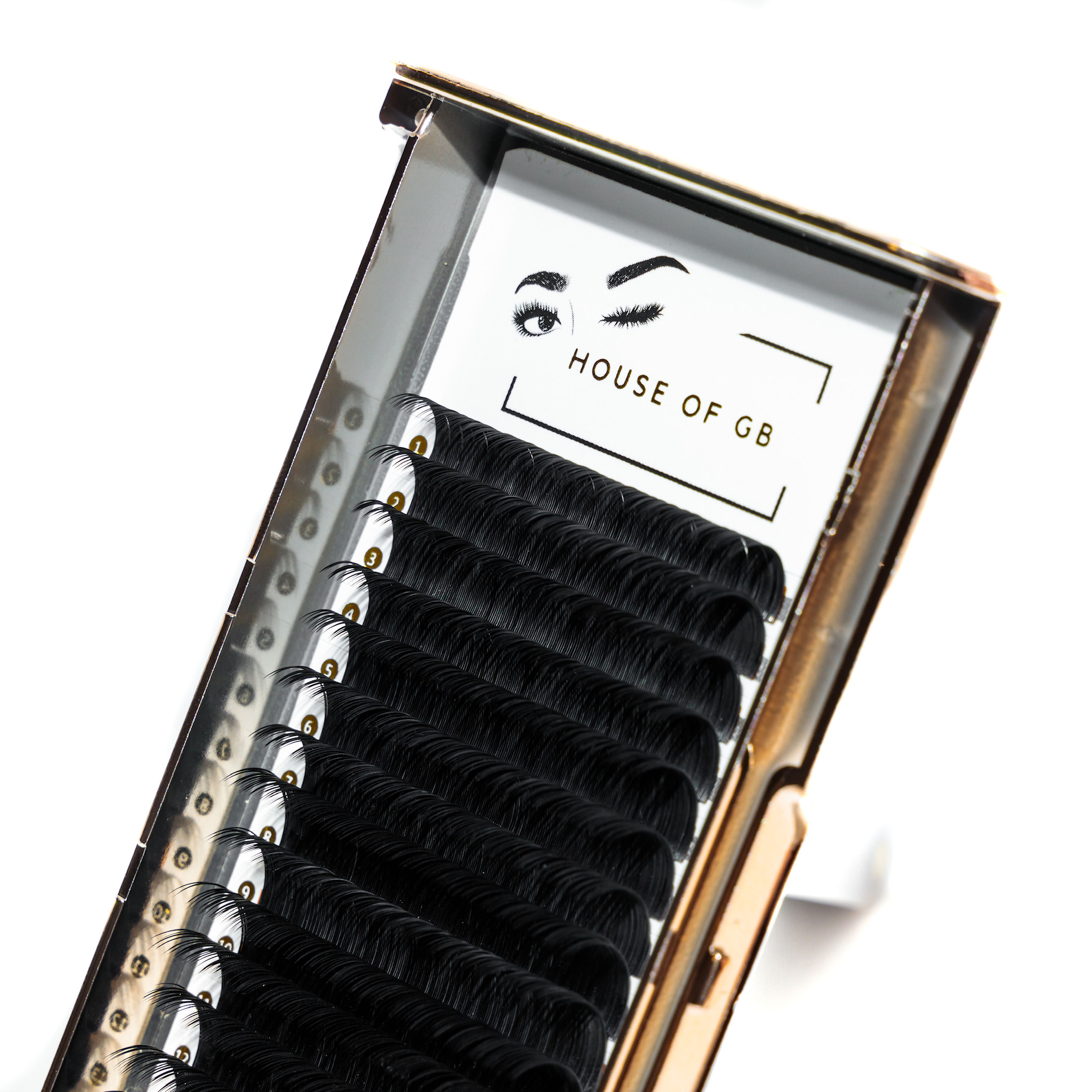 Classic Lash Extensions 0.15-0.20 Mixed Trays for Professional Use (C, CC & D Curl)