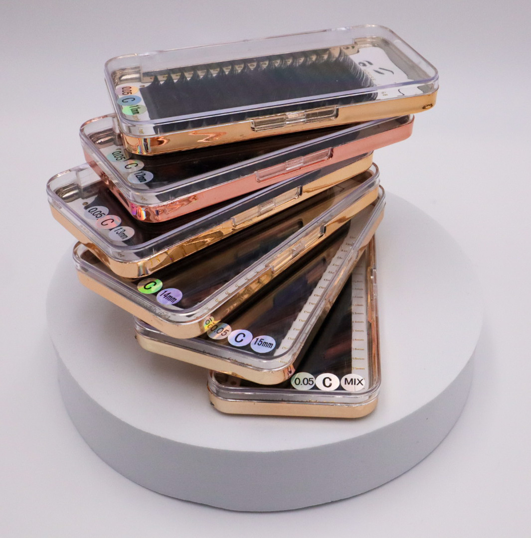 Classic Lash Extensions 0.20 Single Length Trays for Professional Use (C, CC, D, Curl)