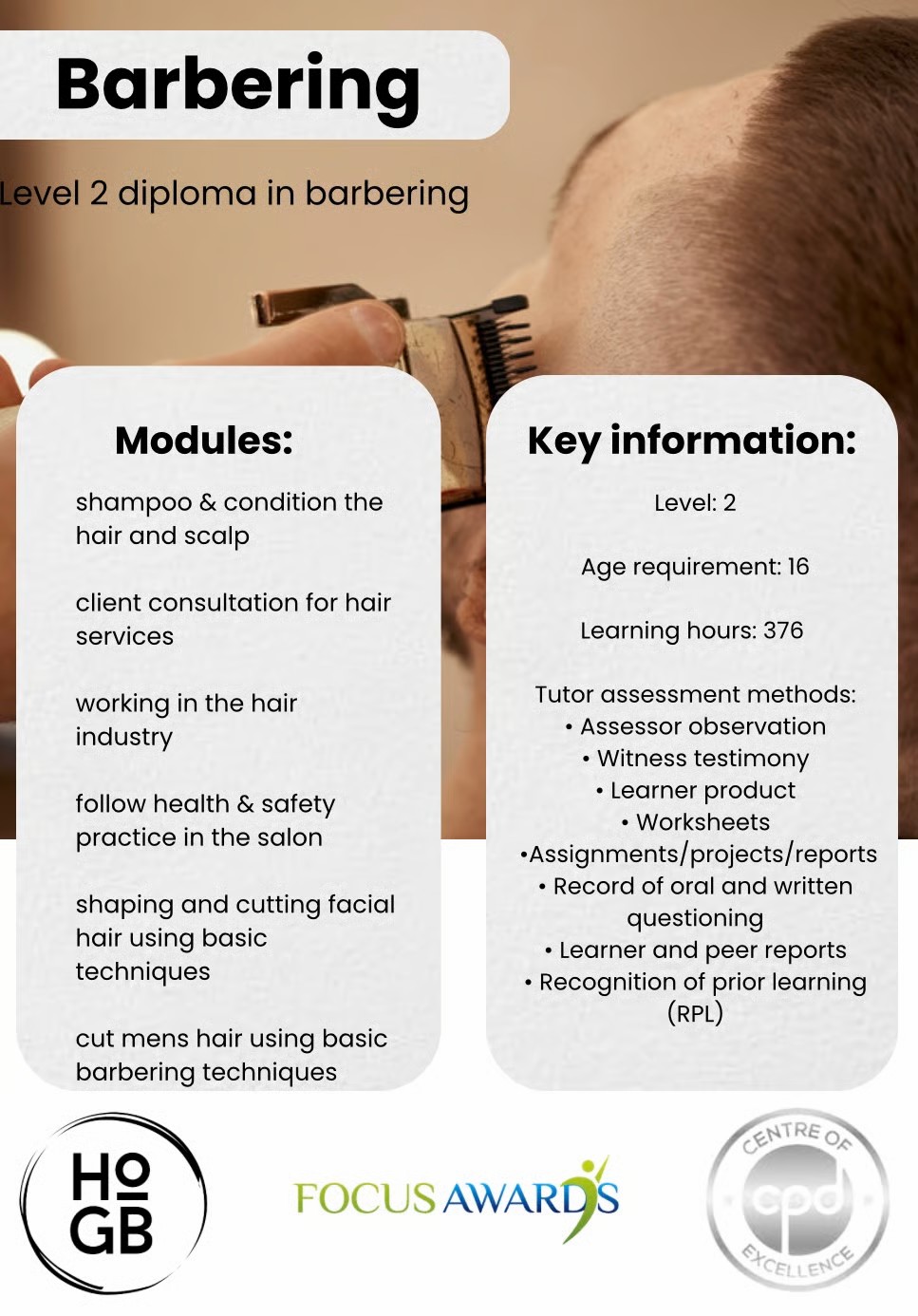 Level 2 Diploma in Barbering