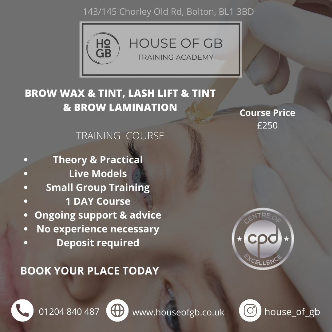 Brow Wax and Tint, Lash Lift and Tint, and Brow Lamination - learn three essential services