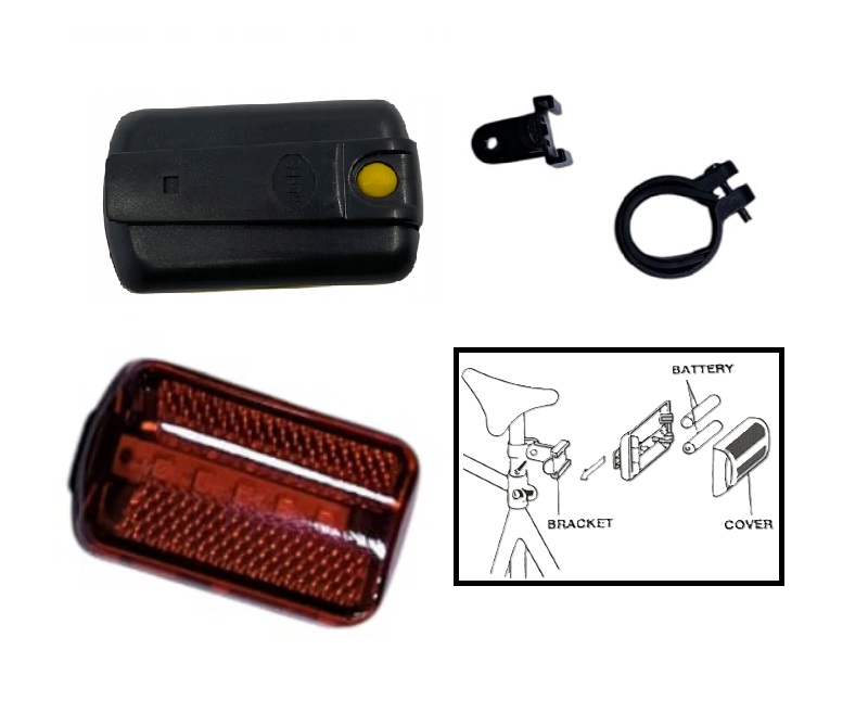 LAMPE VELO AVANT ET ARRIERE LED