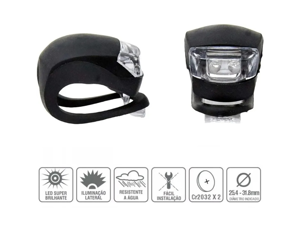 LED Lumière vélo en Silicone