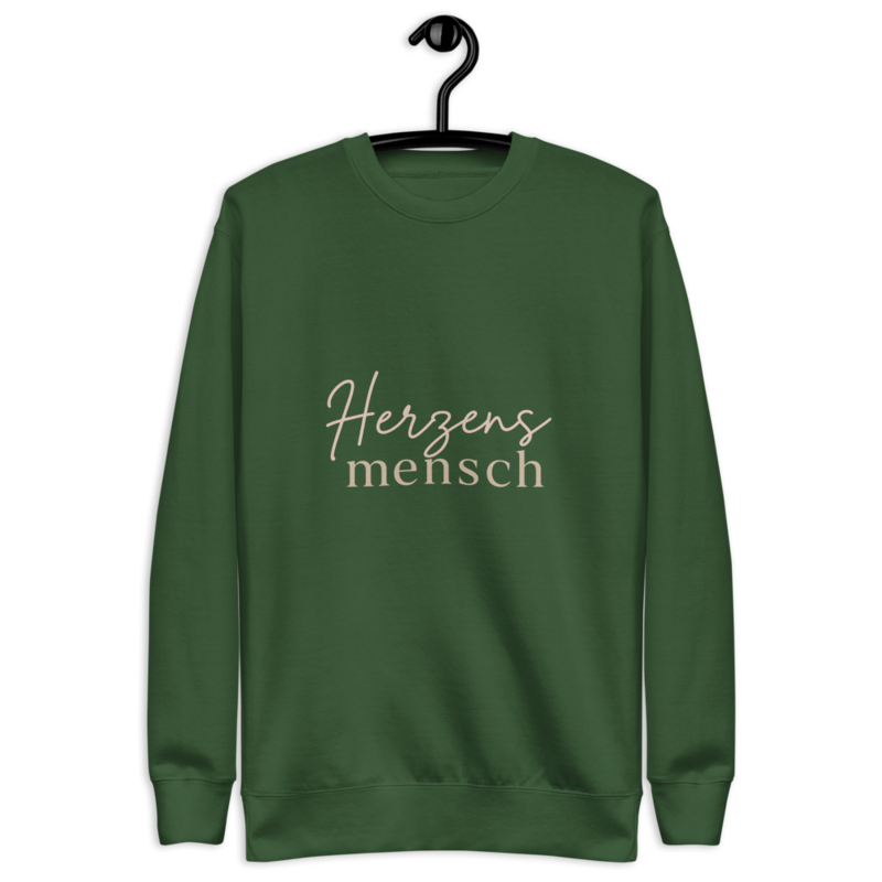 Herzensmensch Sweatshirt – Premium Unisex mit Statement