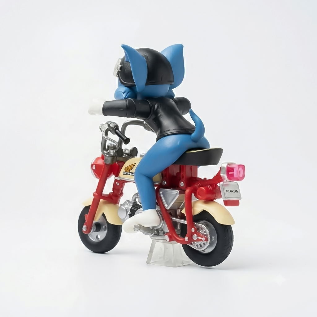 Tom Cartoon Biker Action Figure