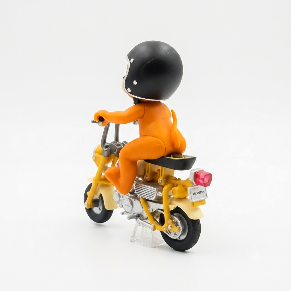 Miniature Motorcycle Rider Toy