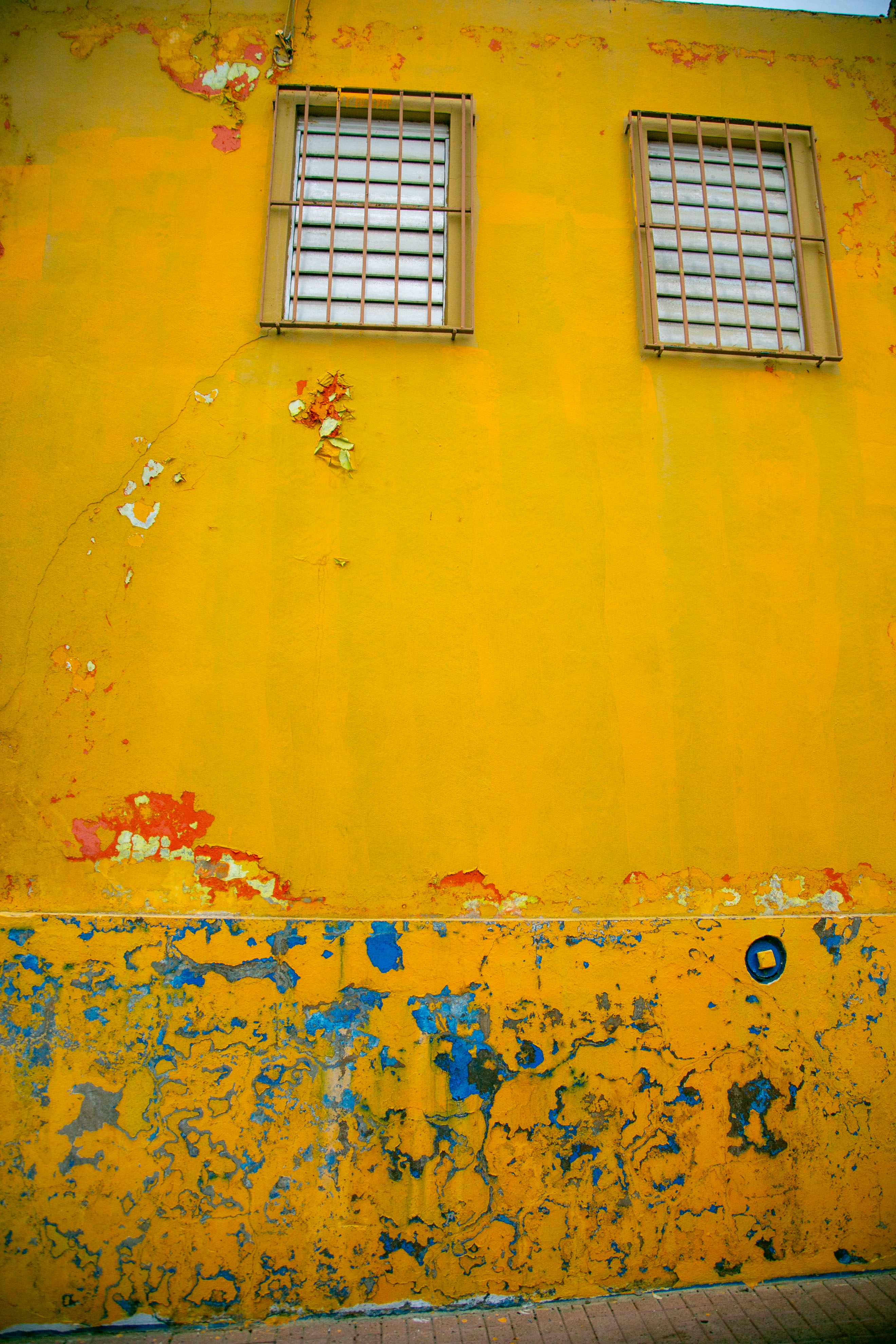 so yellow 20x30 metal print