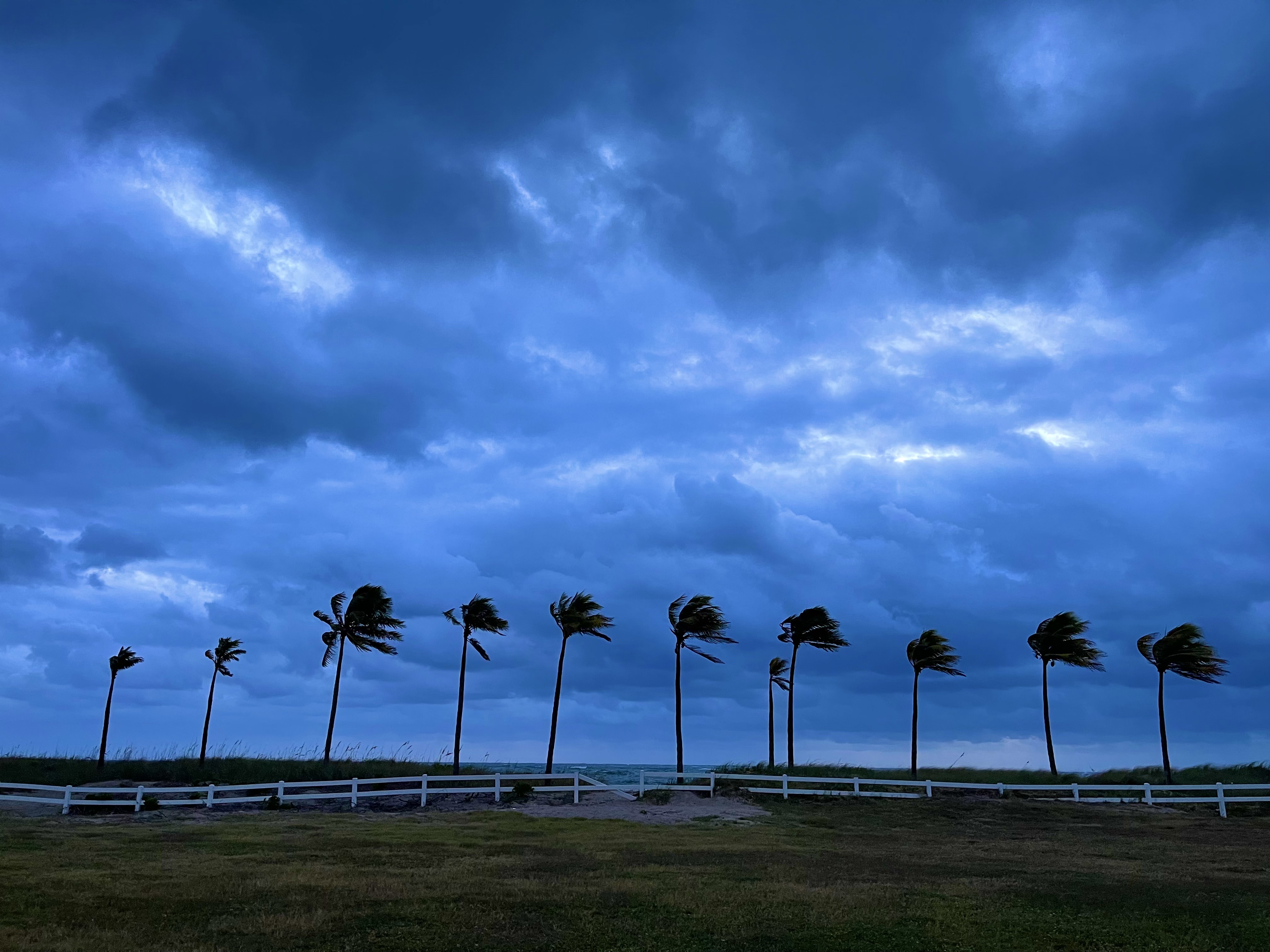 approaching storm  20x30 metal print