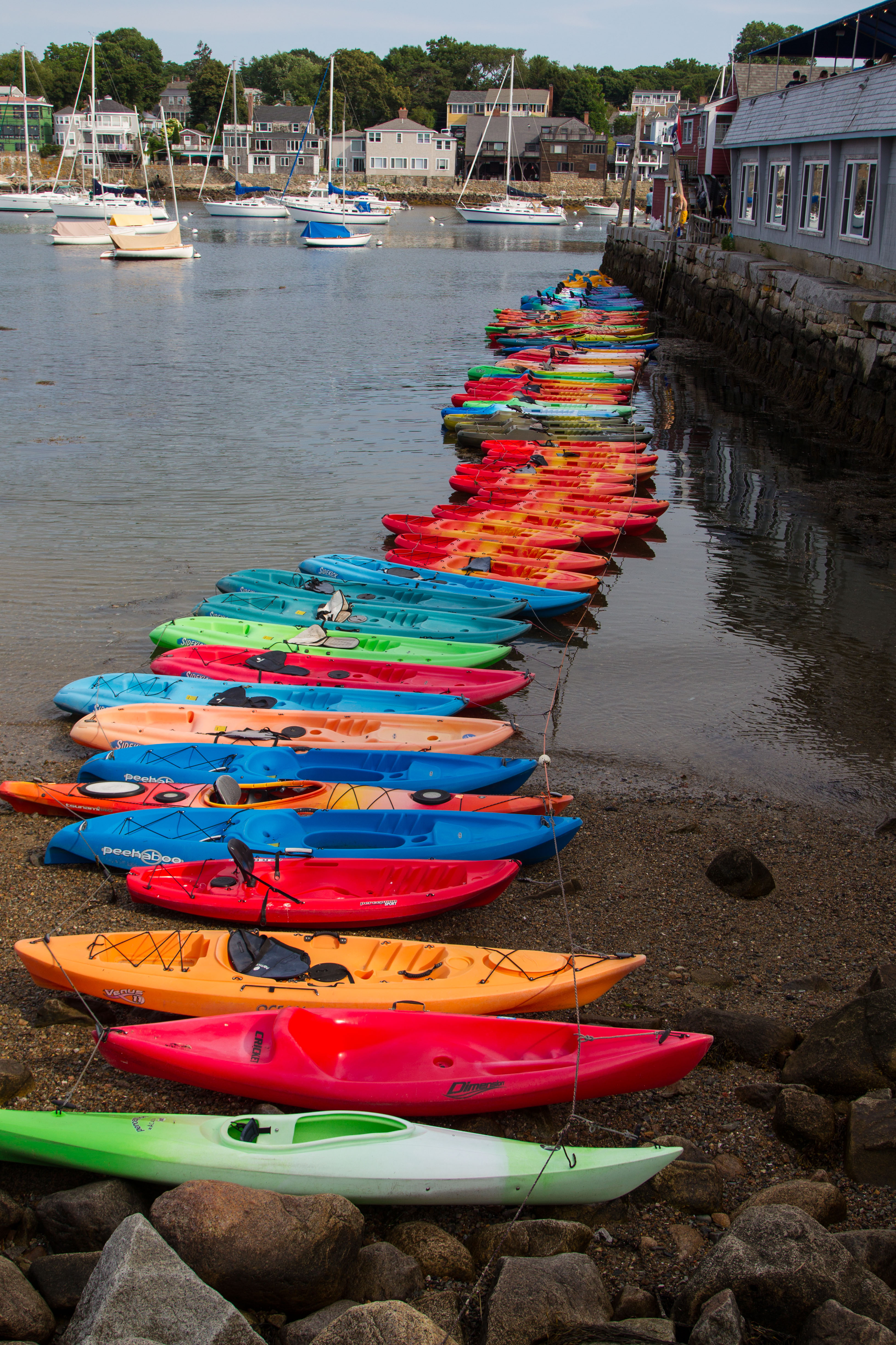 crayon kayaks 20x30 metal print