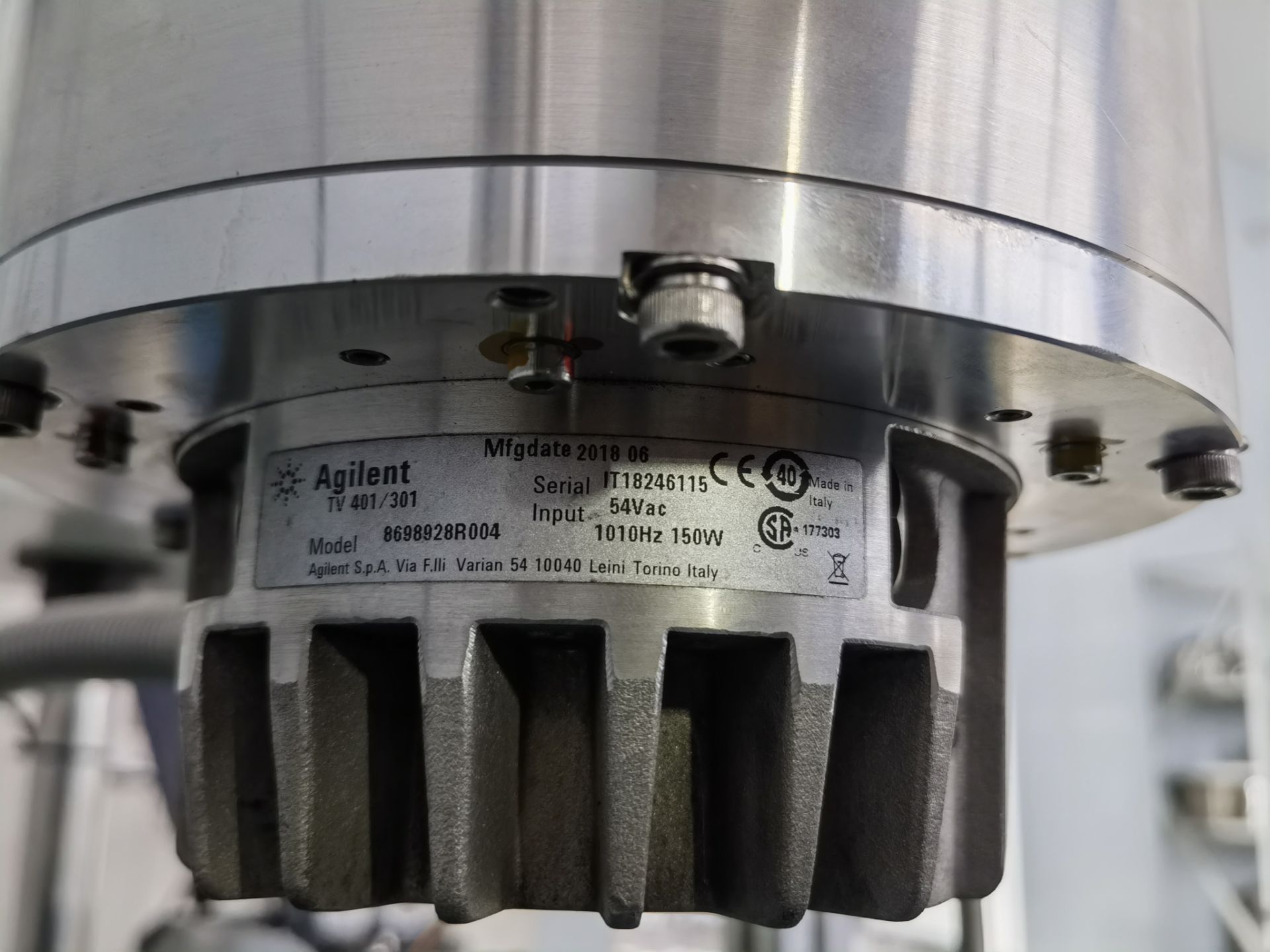 Agilent Varian TV401 301 Turbo Pump 
