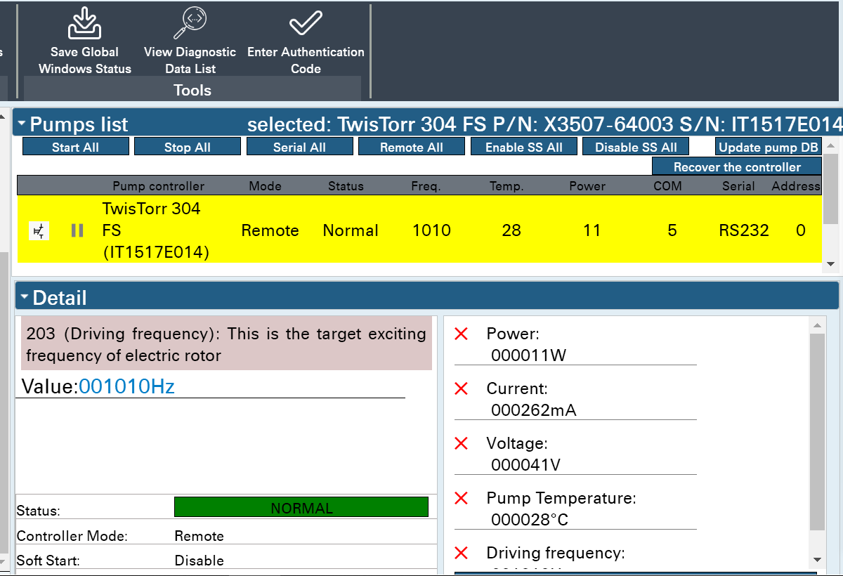 Agilent Varian TV401 301 Turbo Pump 