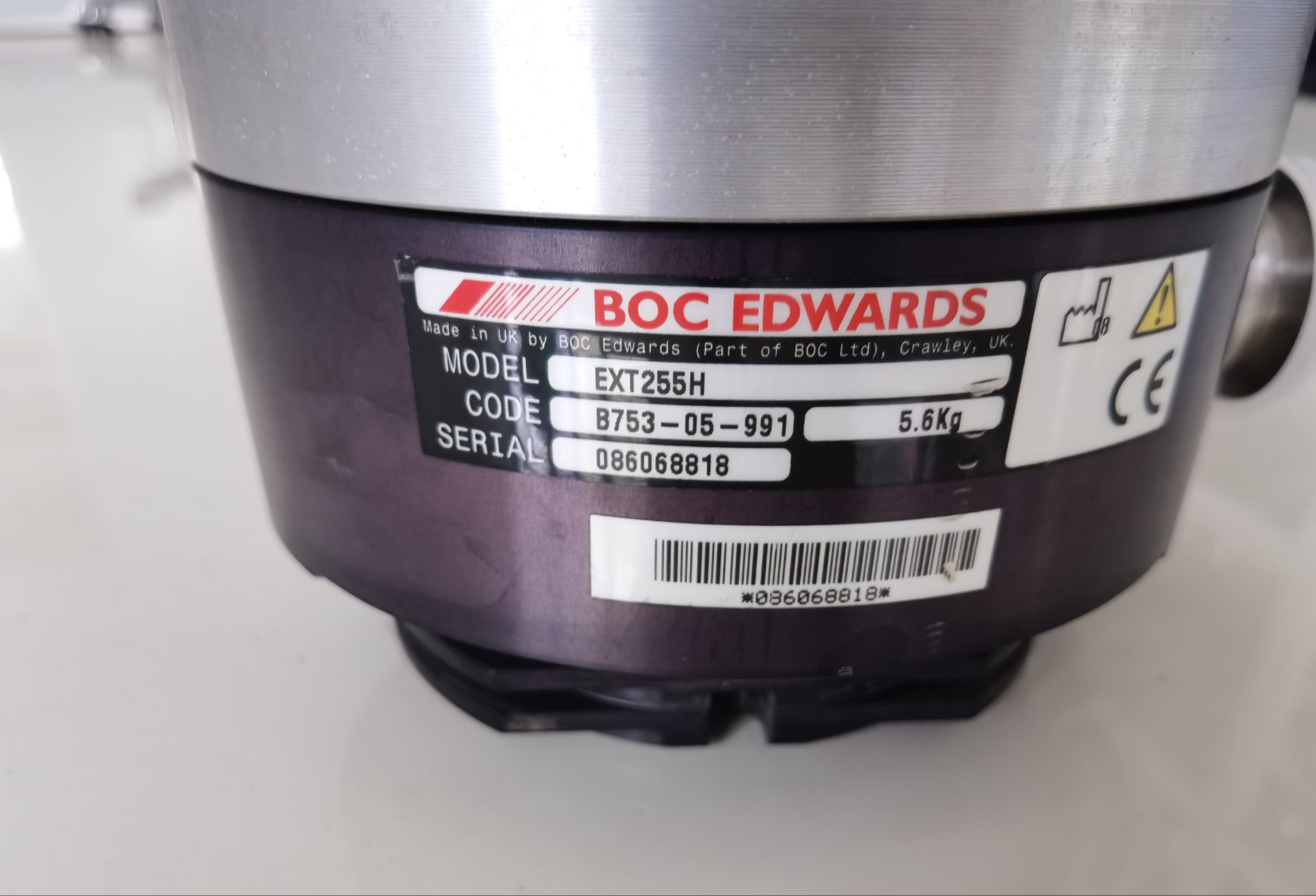 Edwards Turbo Molecular Vacuum Pump EXT 255H