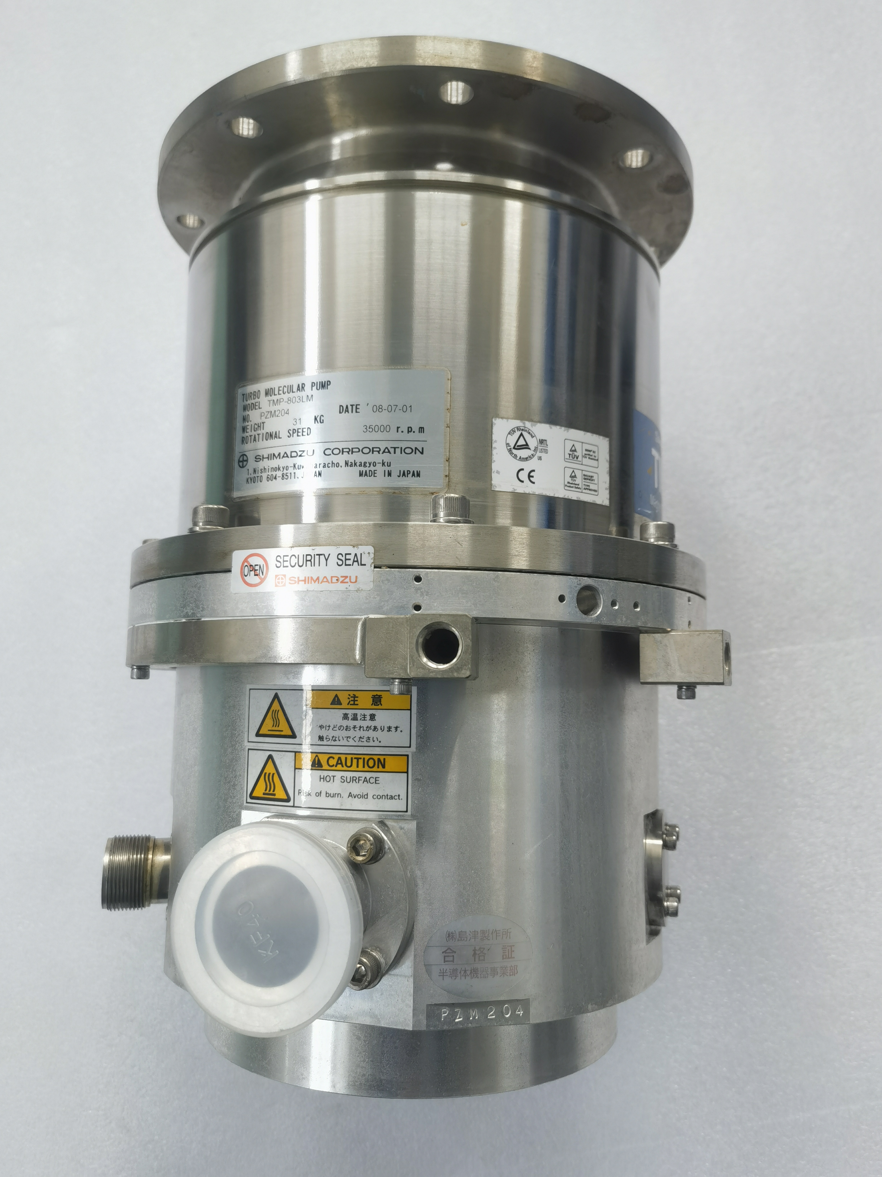 SHIMADZU High Vacuum Turbomolecular Pump TMP-803LM