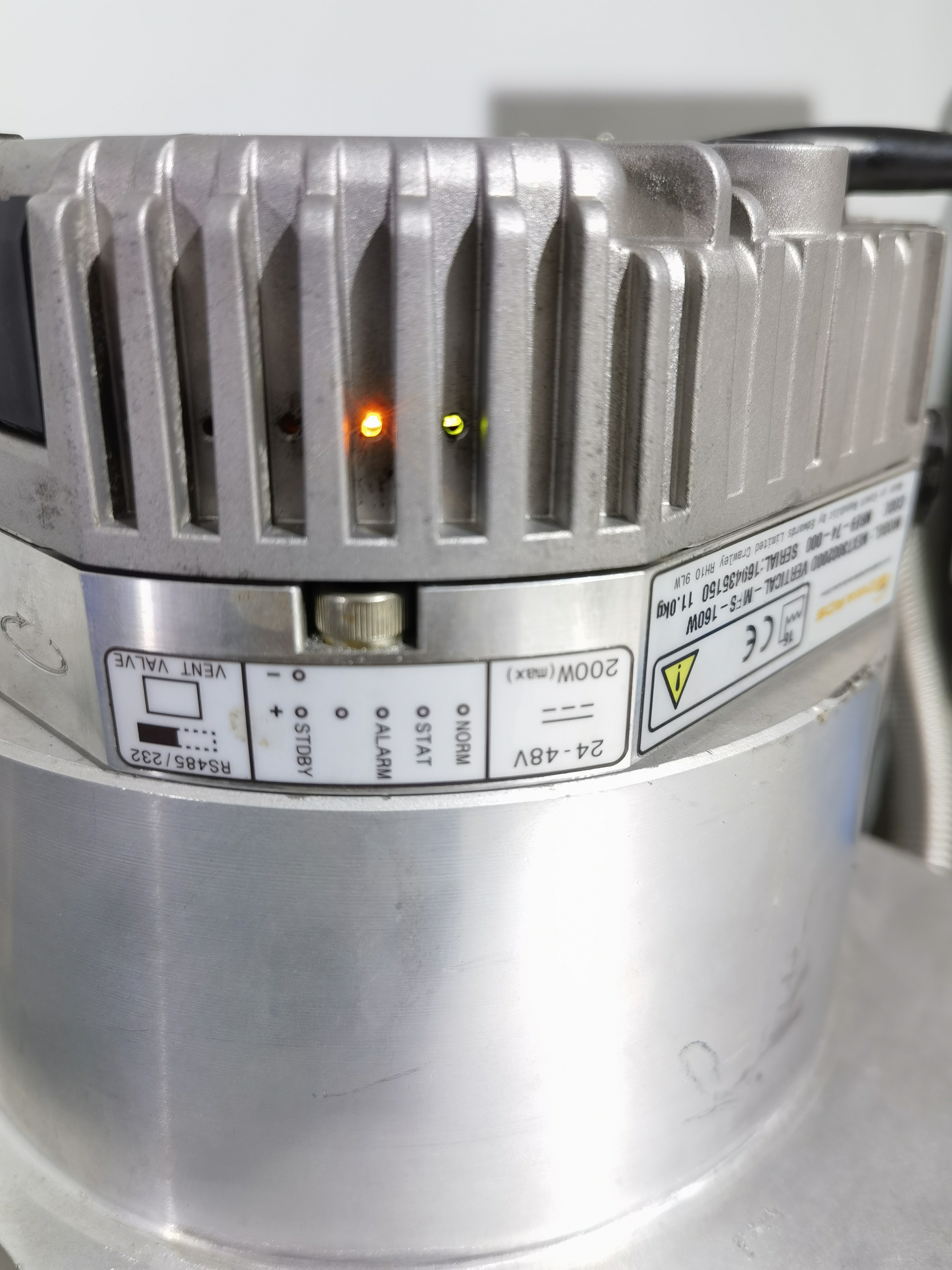 Edwards NEXT 300200D vertical turbomolecular