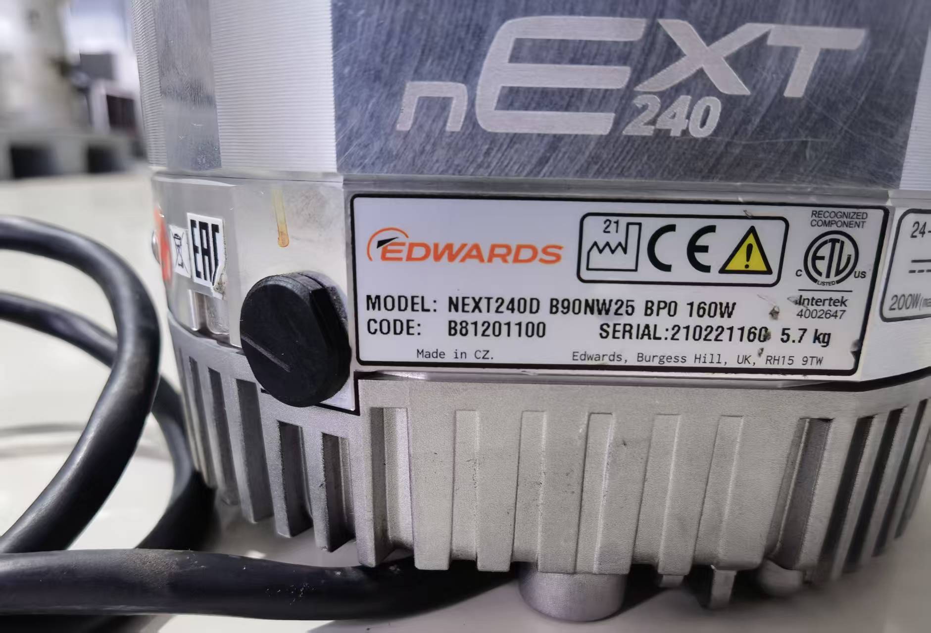 Edwards nEXT240D Turbo Turbomolecular Pump 