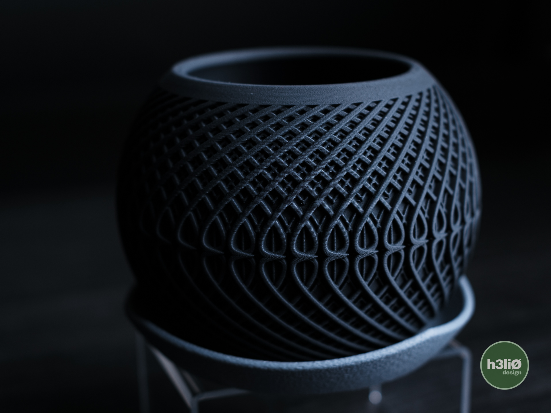 Kinetic Pflanzgefäß – 3D‑gedruckter Designer‑Pflanztopf