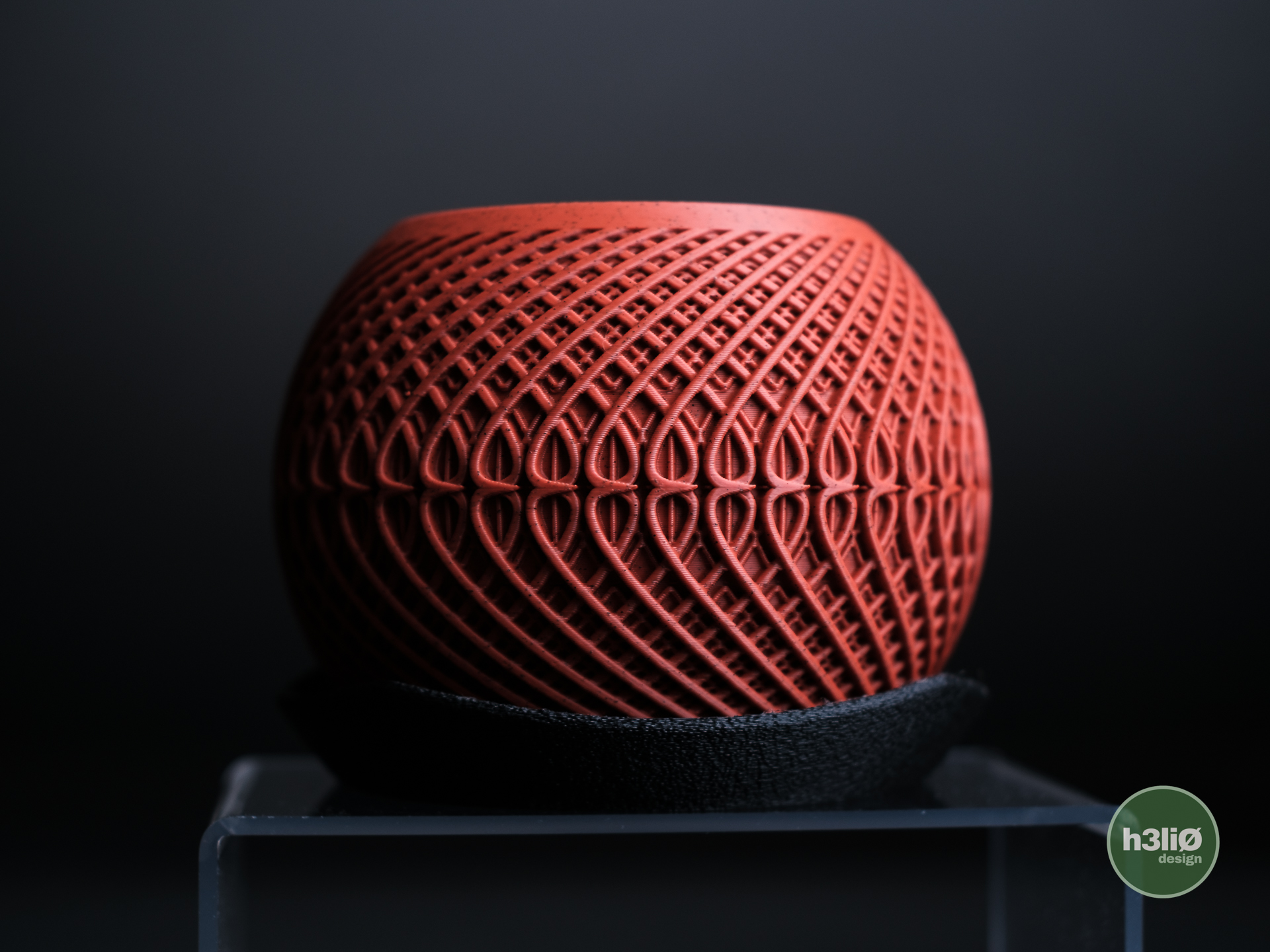 Kinetic Pflanzgefäß – 3D‑gedruckter Designer‑Pflanztopf