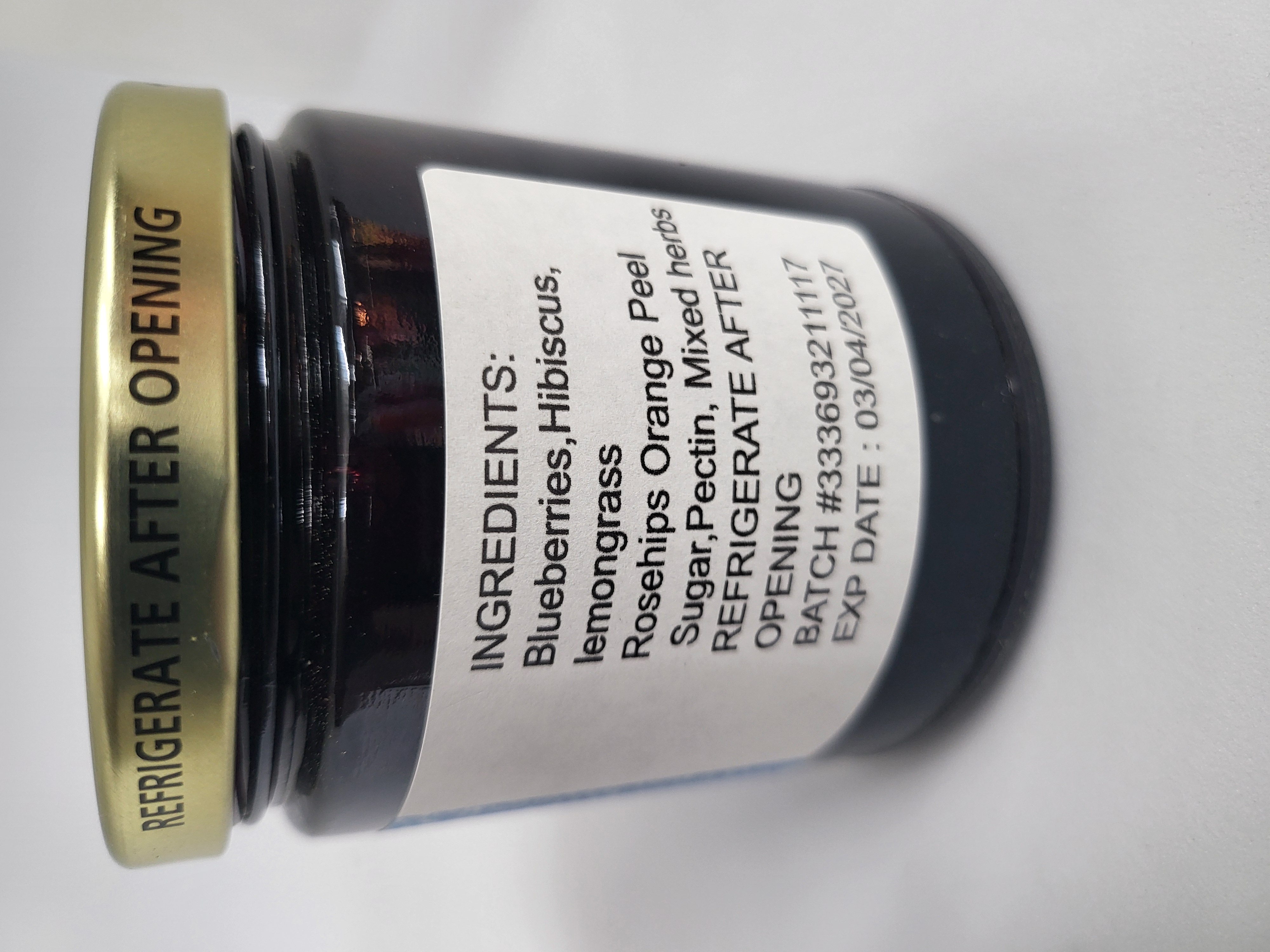 Blueberry Cobbler Jam