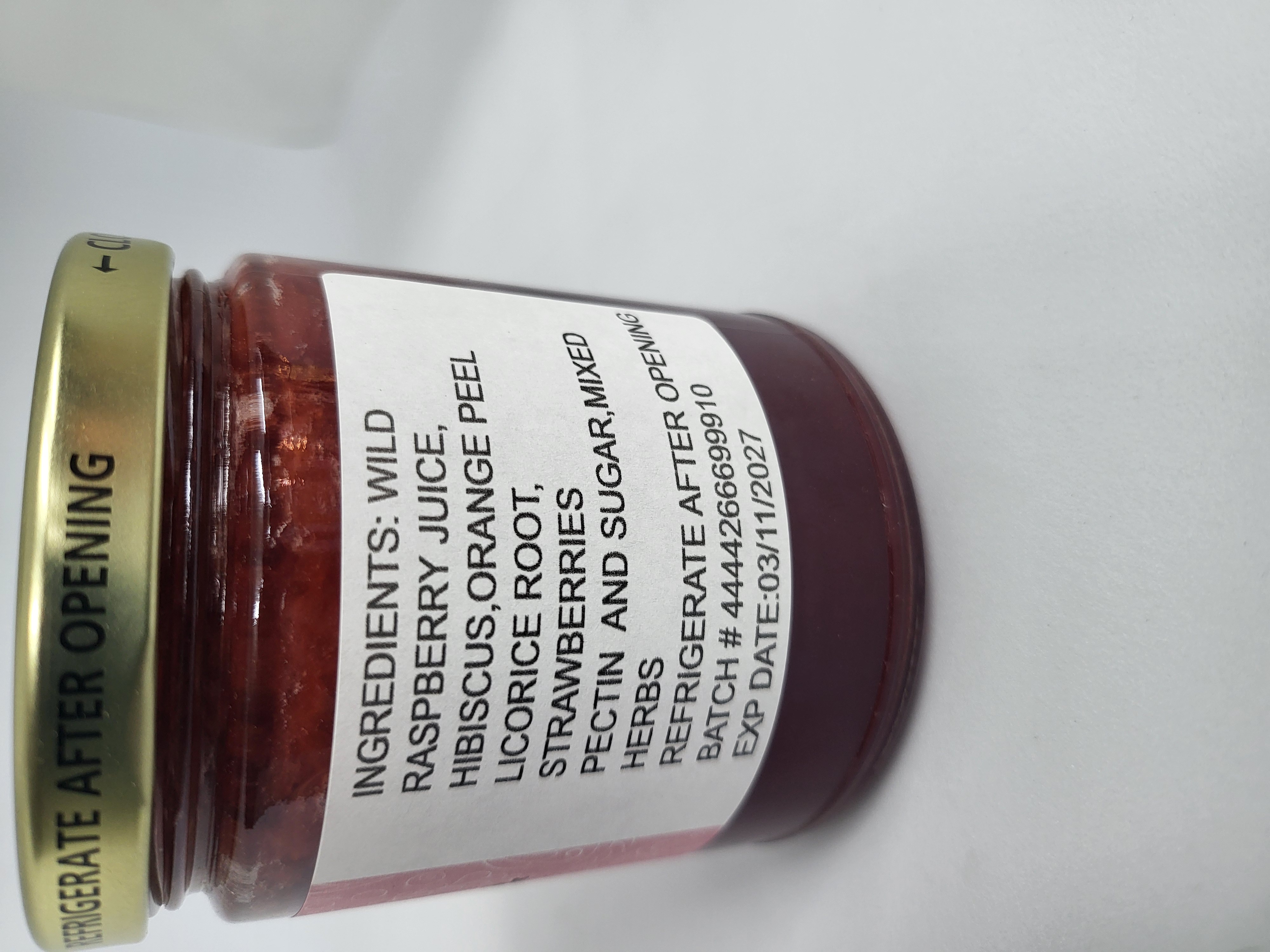 Wild Raspberry & Hibiscus Strawberry Jam