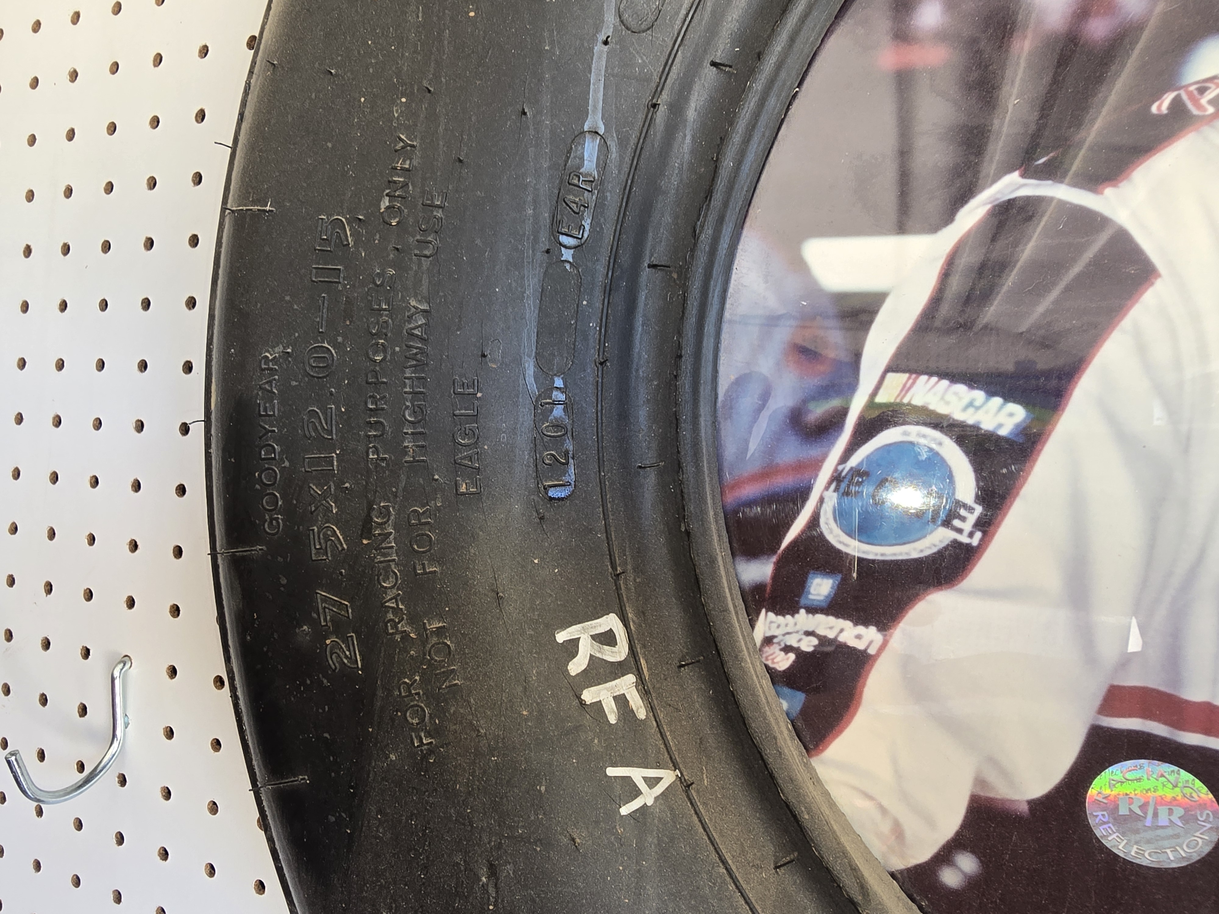 Goodyear Eagle NASCAR Tire Display