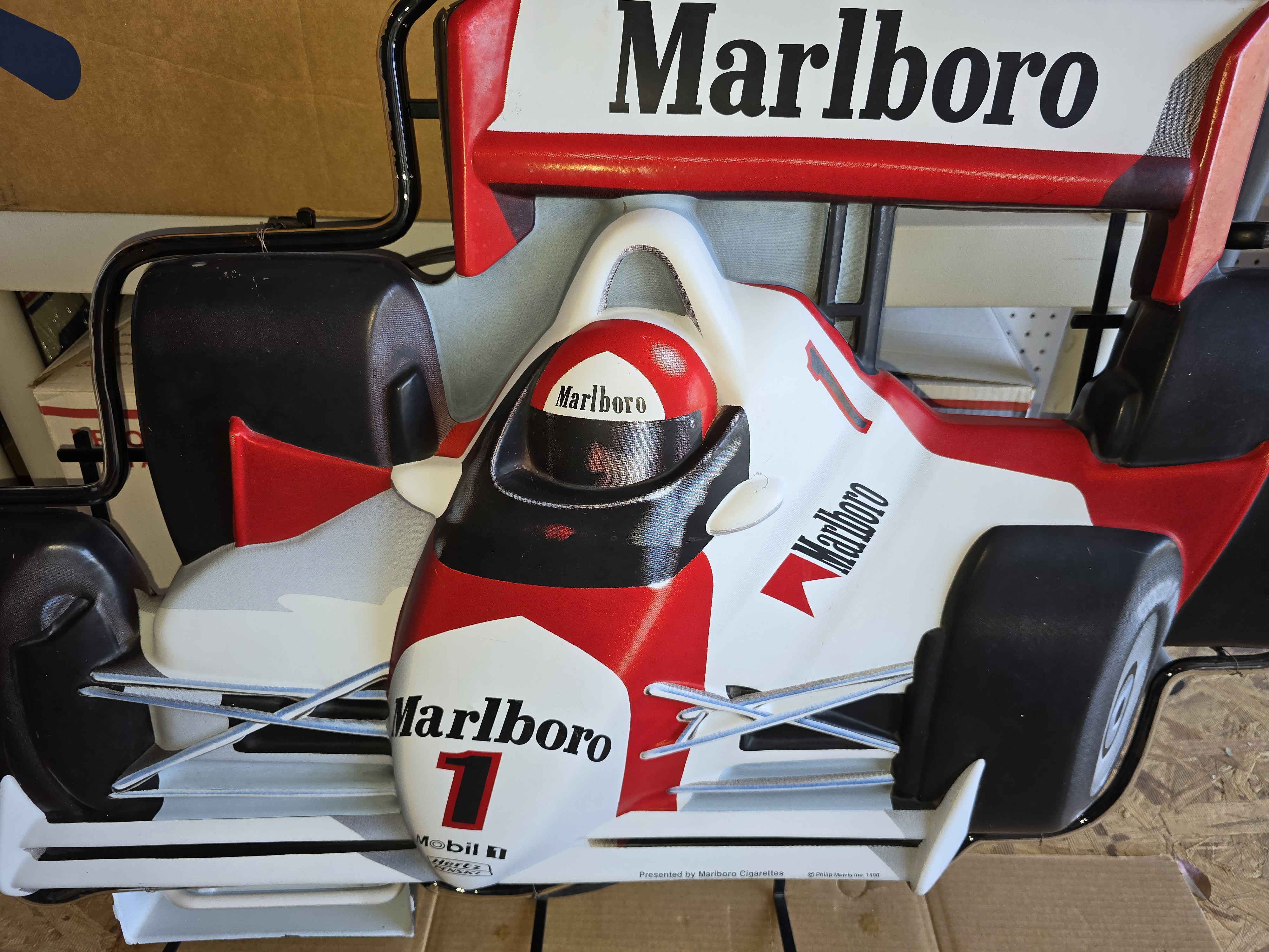 Marlboro Indy Car Neon - Decorative Bar Sign
