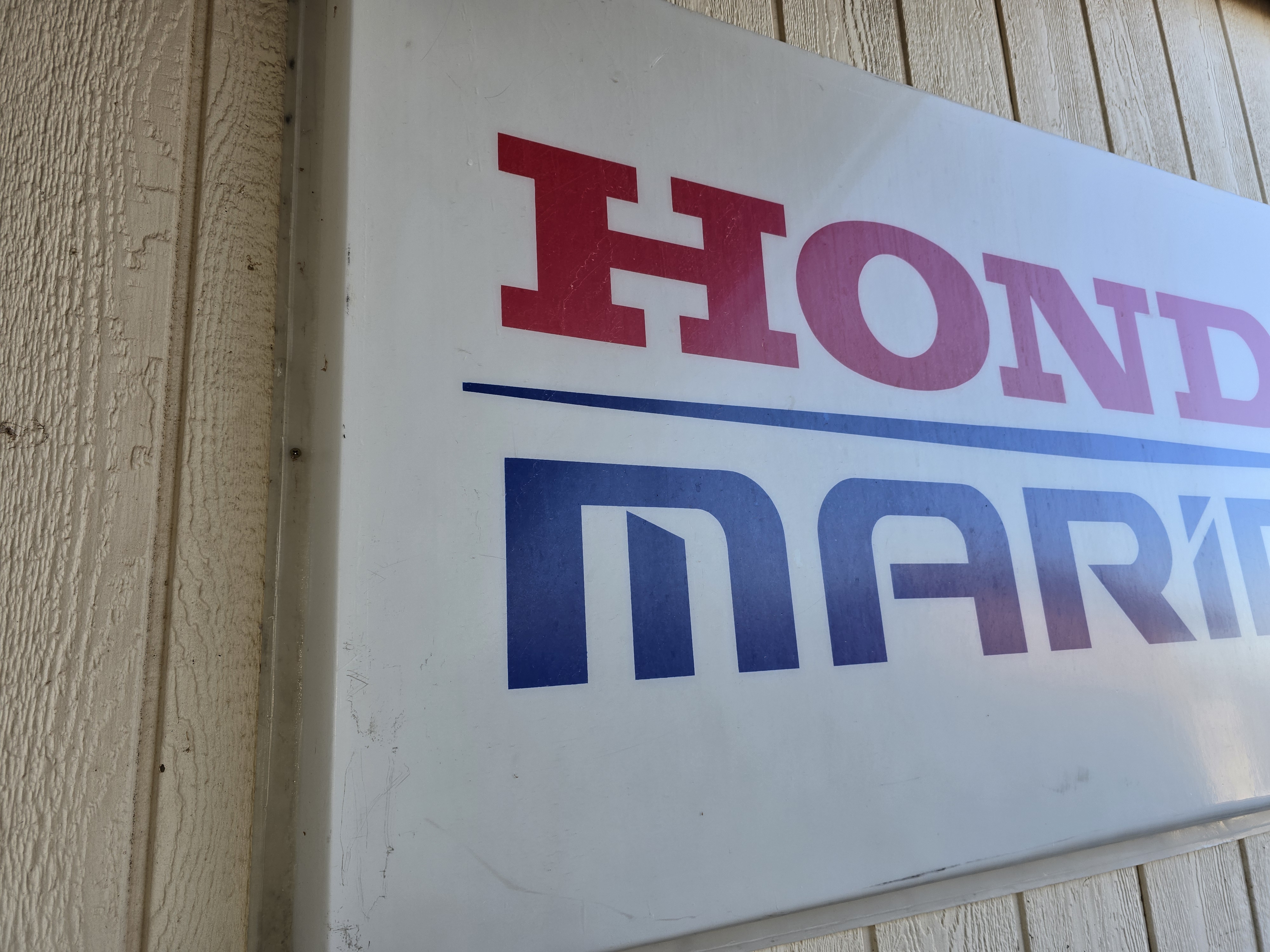 Honda Marine Sign